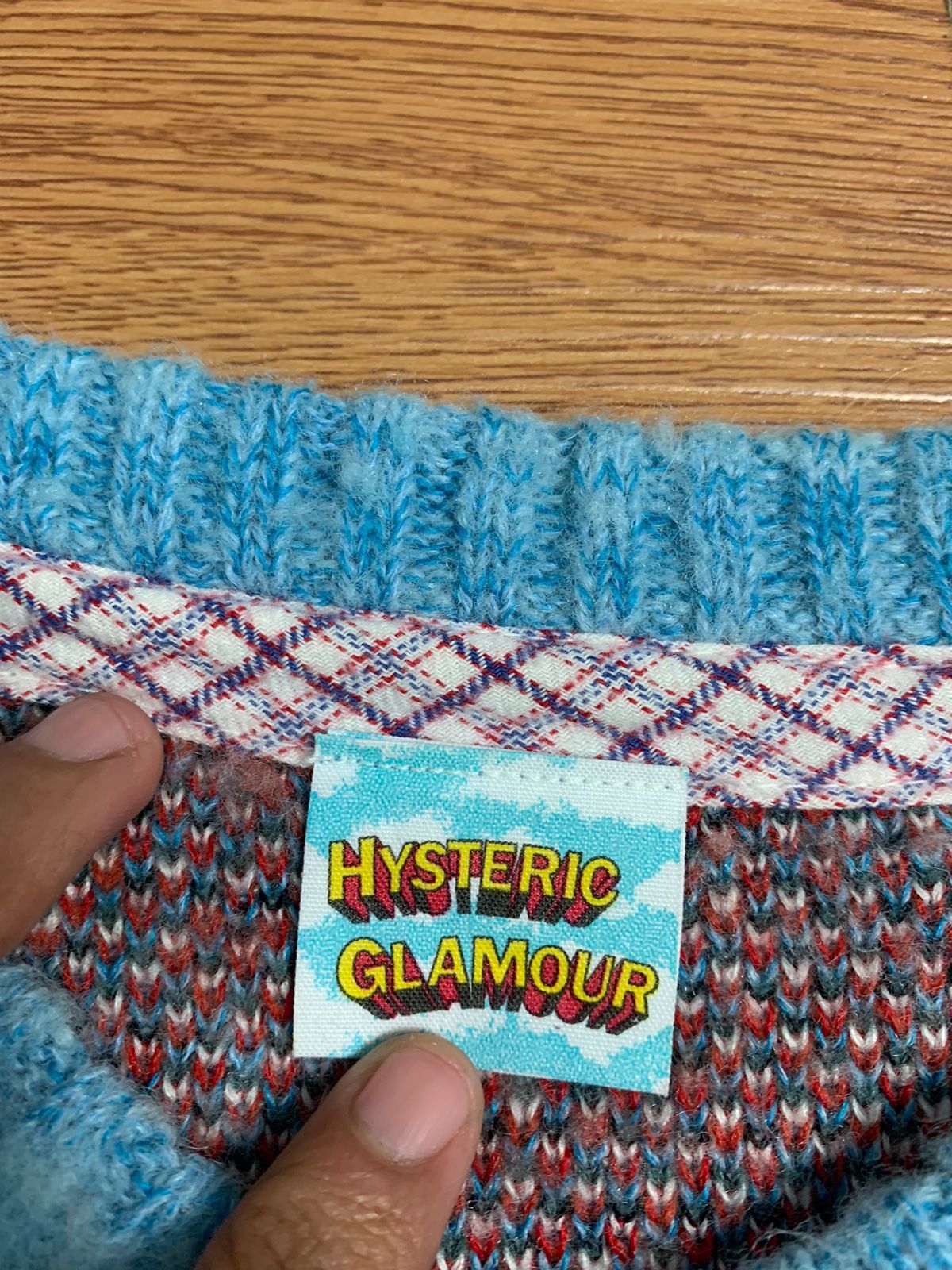 Hysteric Glamour 80s Hysteric Glamour Mohair Trump Card Pattern Cardigan Size US S / EU 44-46 / 1 - 9 Thumbnail