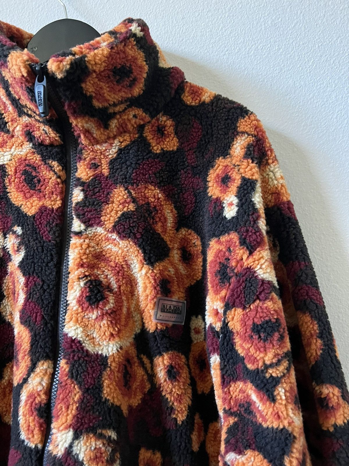Martine Rose × Napapijri T-Emin Jacquard Floral Fleece Jacket Size US XL / EU 56 / 4 - 5 Thumbnail