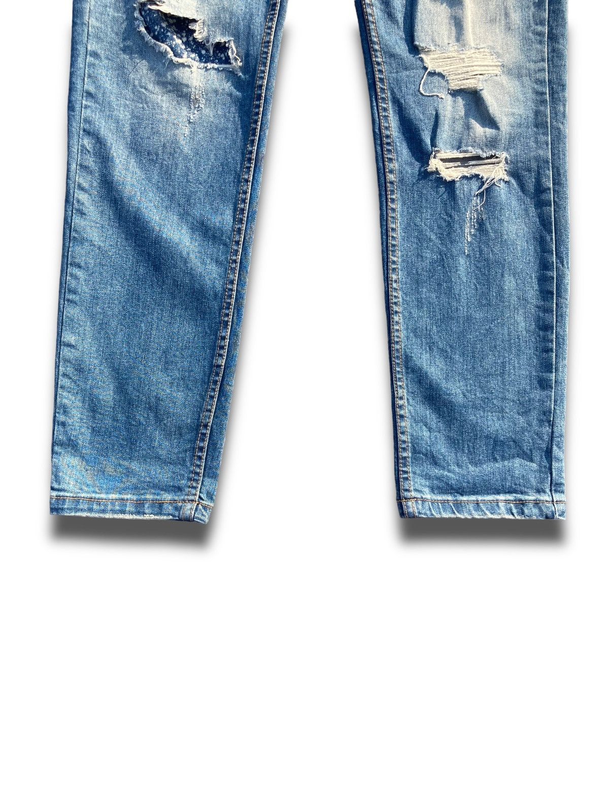 Japanese Brand Archival Like Kapital Distressed Japanese Jeans Size US 31 - 4 Thumbnail