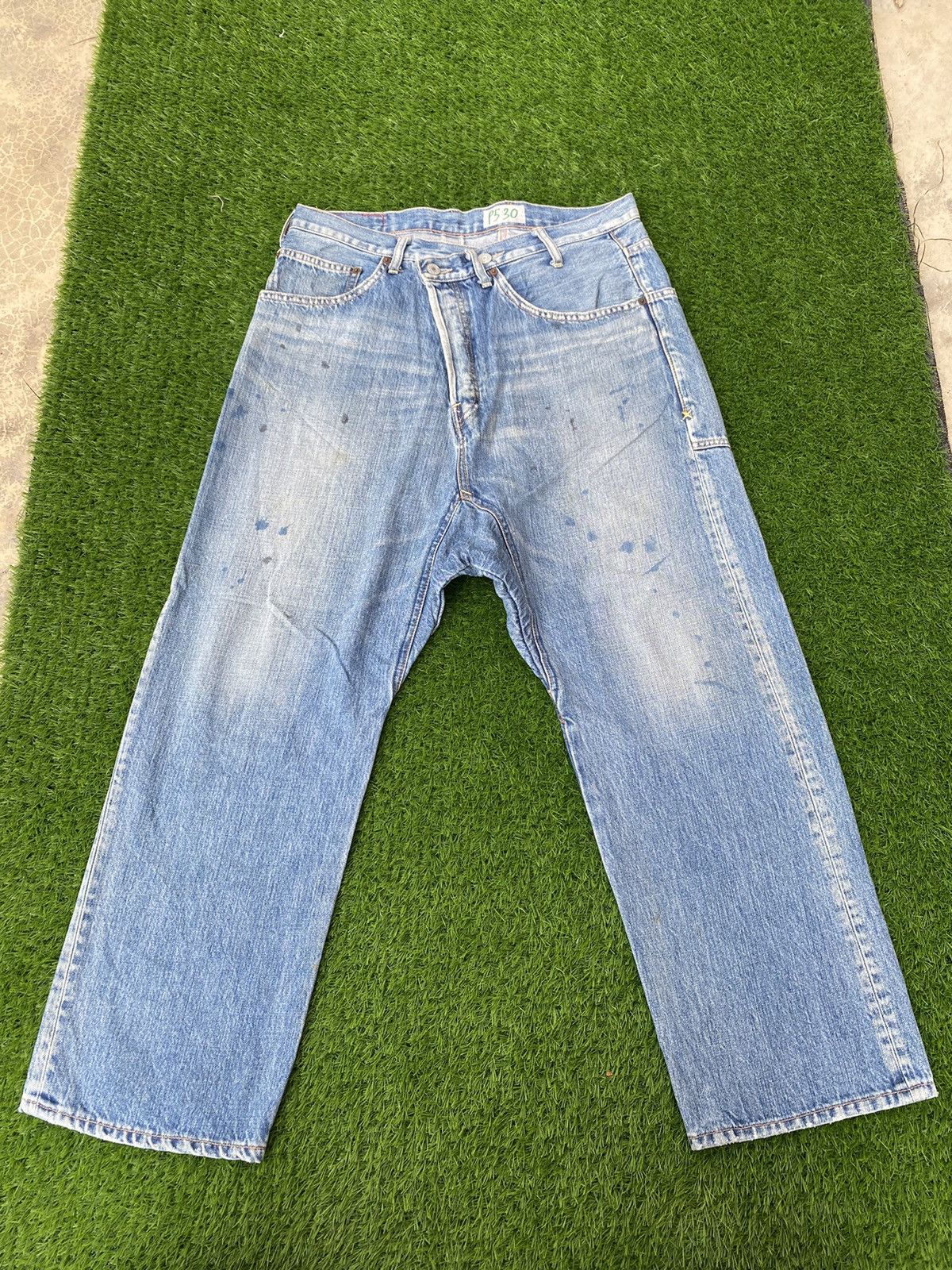Japanese Brand RNA inc Crossover Paint Splatter Pant Size US 33 - 1 Thumbnail