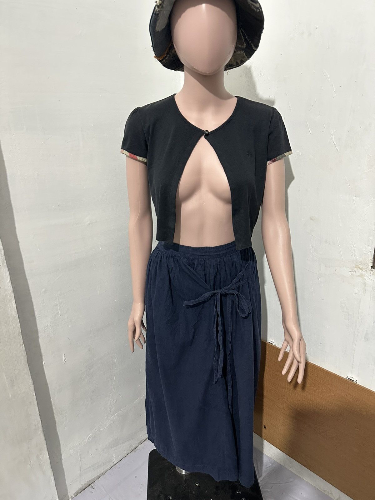 希少 21SS tricot comme des garçons skirt TRICOT Comme des Garcons Asymmetric Pleated Skirt M Wool