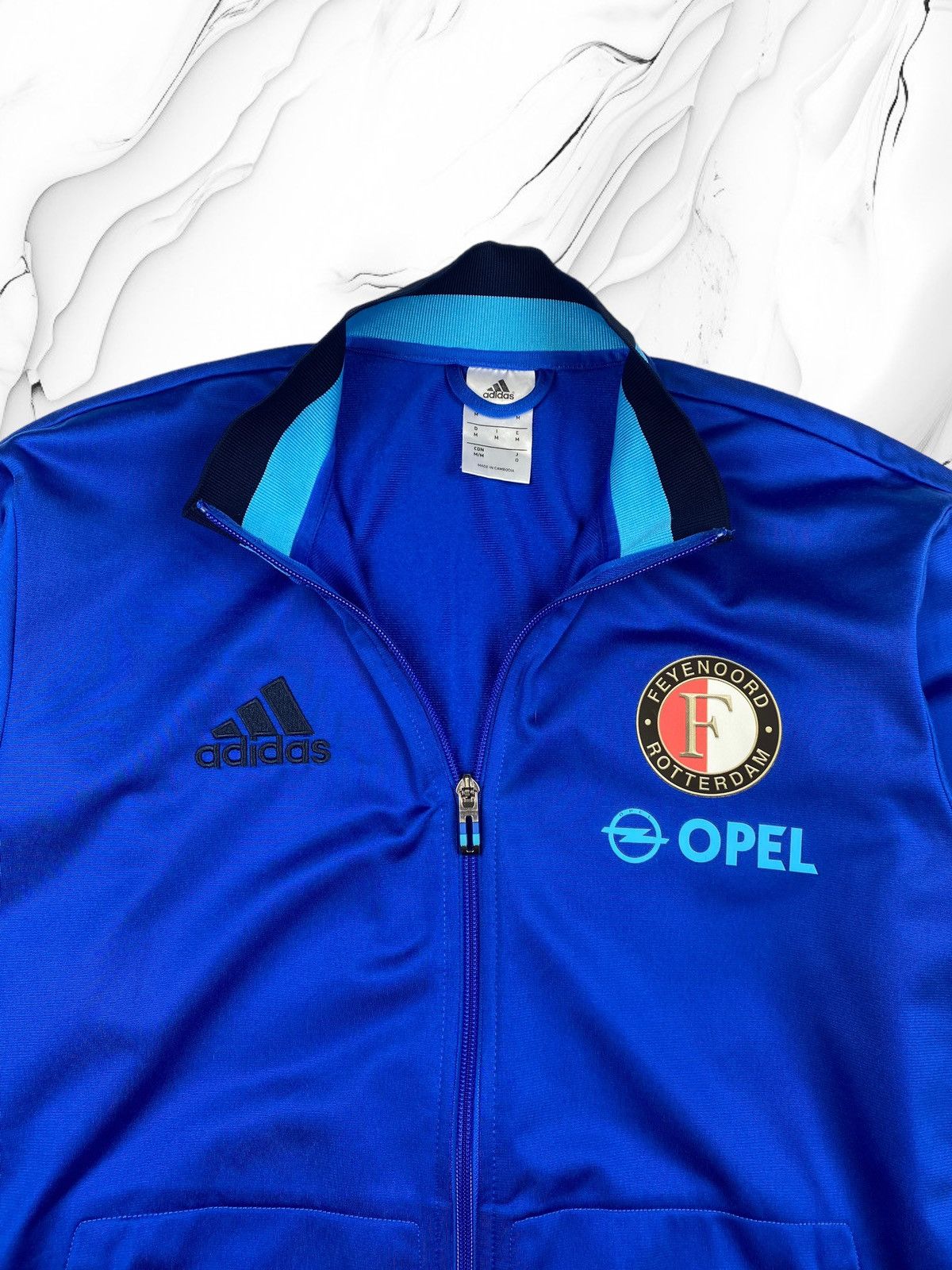 Adidas Adidas Feyenoord Rotterdam Opel Top Track Jacket Size US M / EU 48-50 / 2 - 4 Thumbnail