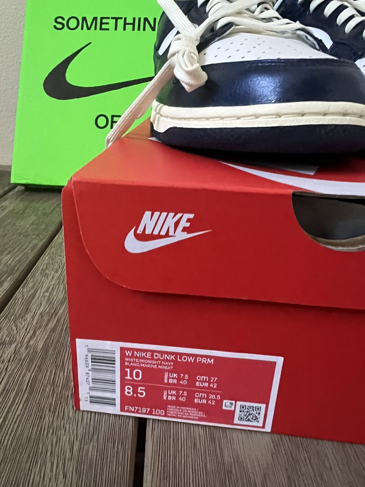Nike Nike Dunk Low Vintage Navy PRM Size US 10 / IT 40 - 7 Thumbnail