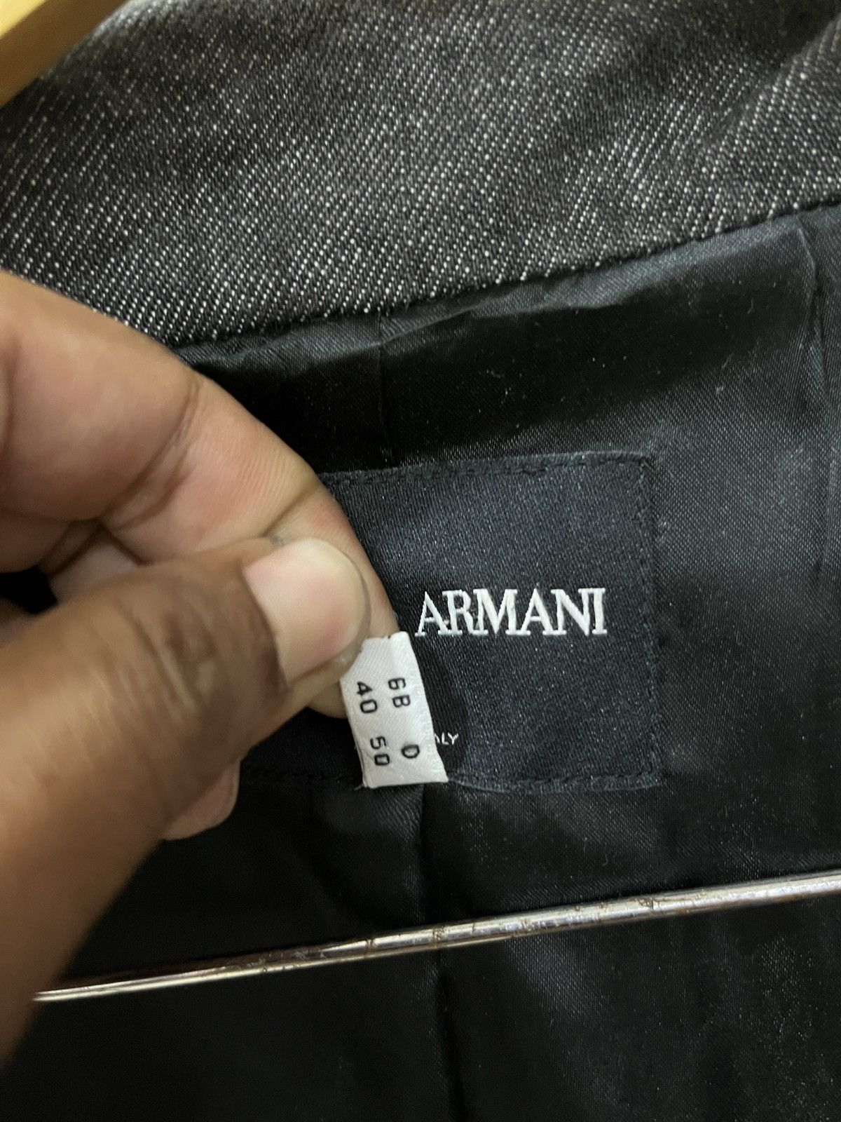 Giorgio Armani (Vvvv)🔥🔥🔥ARCHIVE GIORGIO ARMANI BORGO21 DENIM JACKET Size US M / EU 48-50 / 2 - 9 Thumbnail