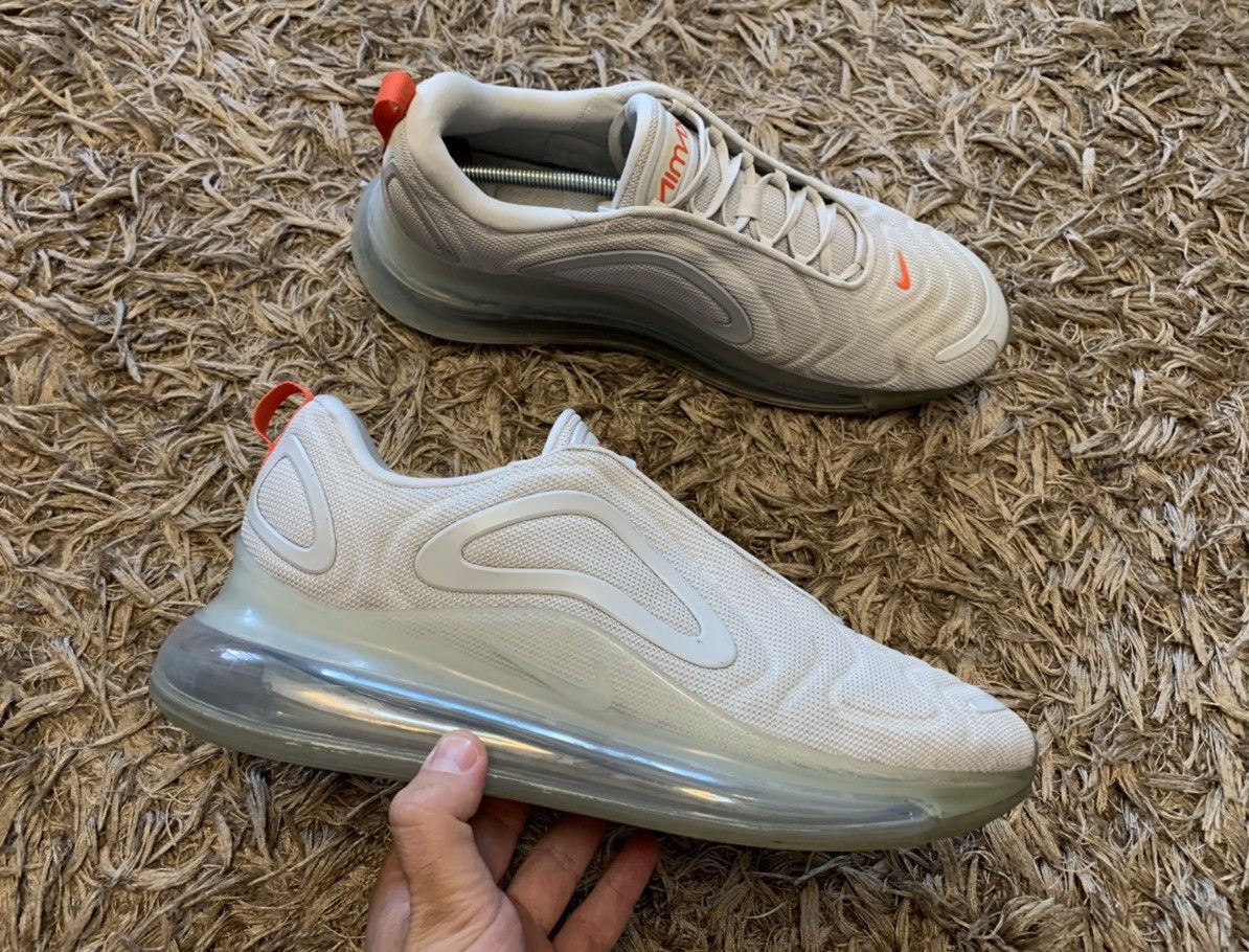 Nike Air Max 720 Pure Platinum Team Orange sneakers 12us man