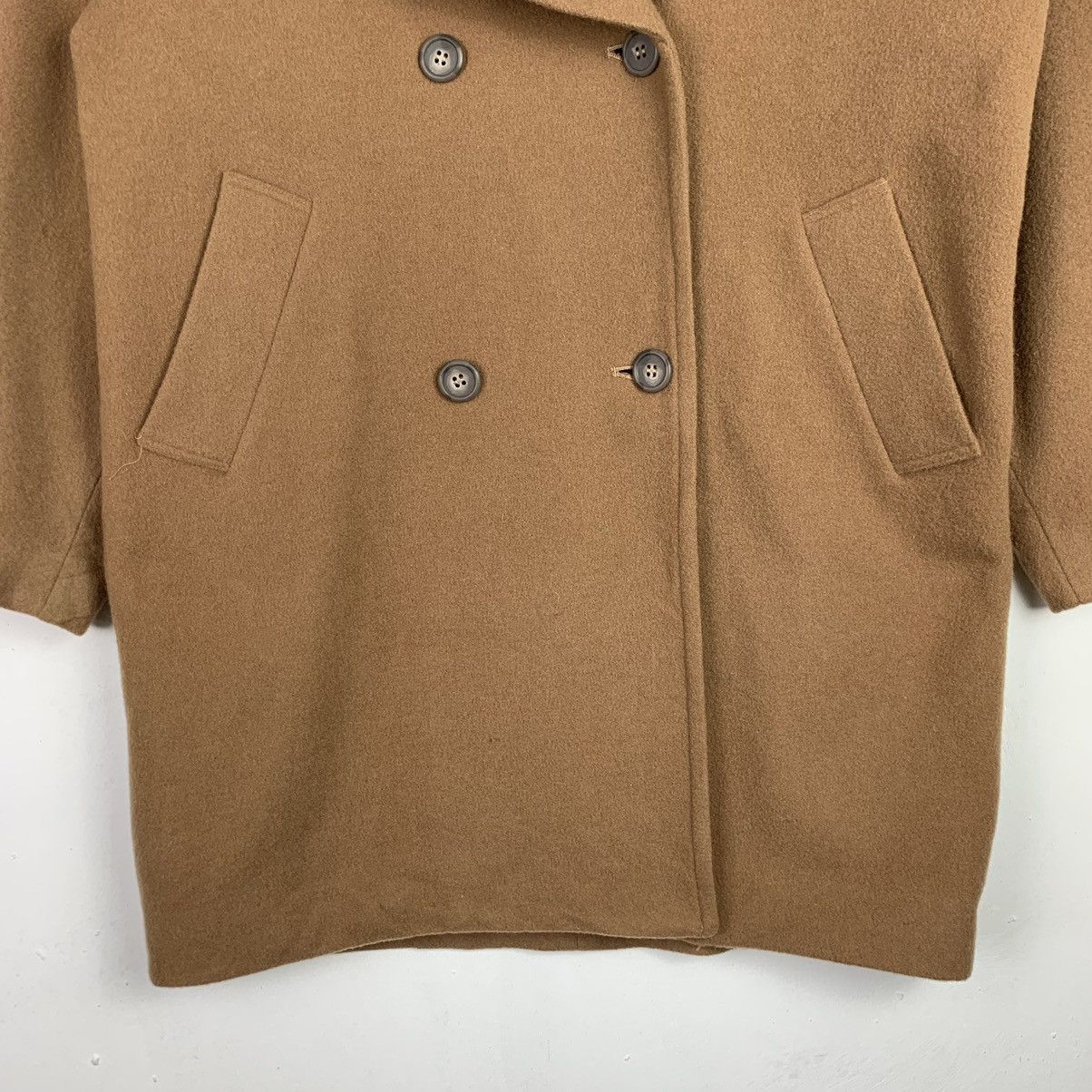 Japanese Brand × Vintage Vintage Japanese Brand Wool coat Jacket Size US L / EU 52-54 / 3 - 5 Thumbnail