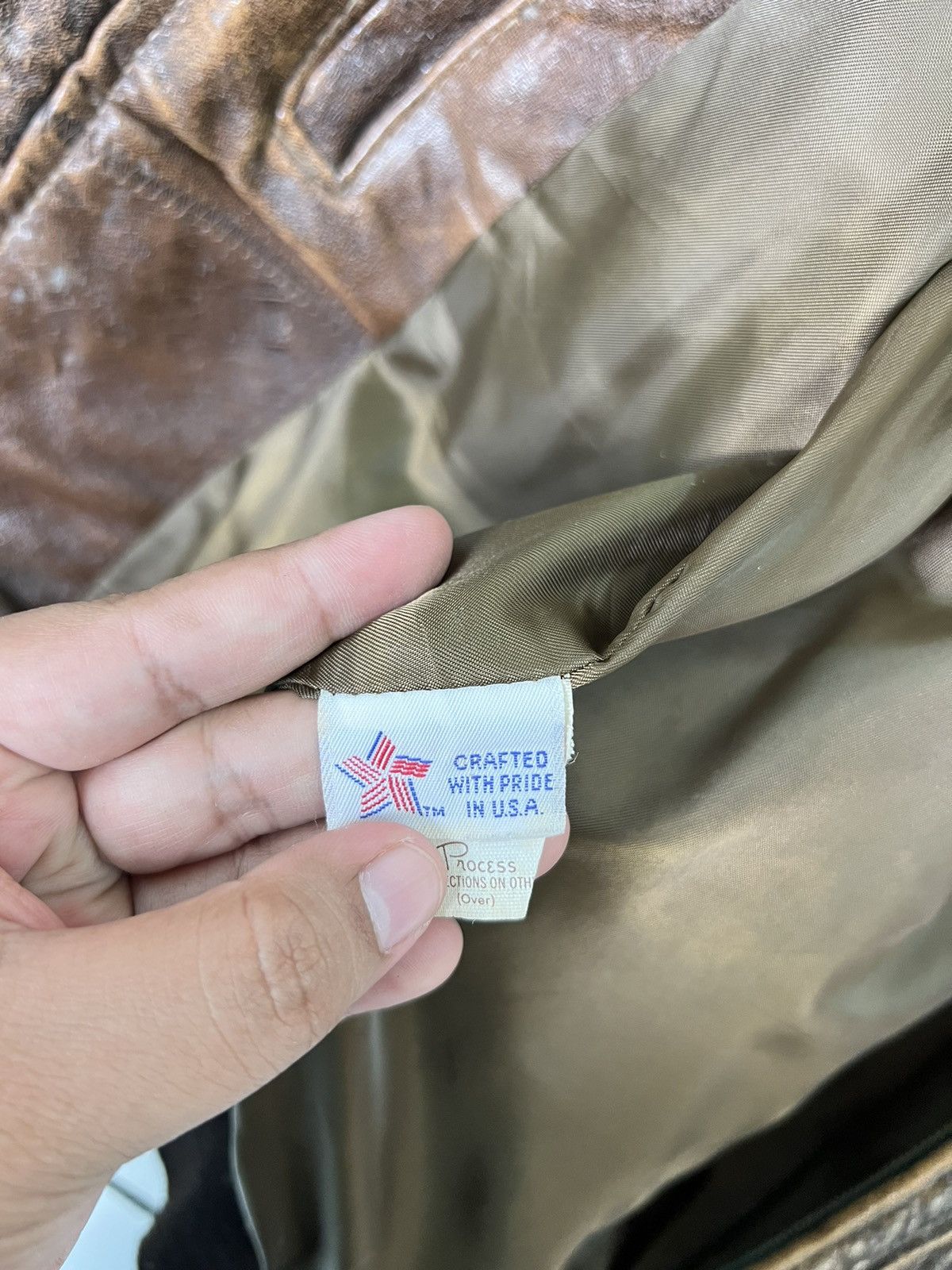 Schott 💥 VINTAGE SCHOTT NYC LEATHER BOMBER JACKET MADE IN USA Size US S / EU 44-46 / 1 - 11 Thumbnail
