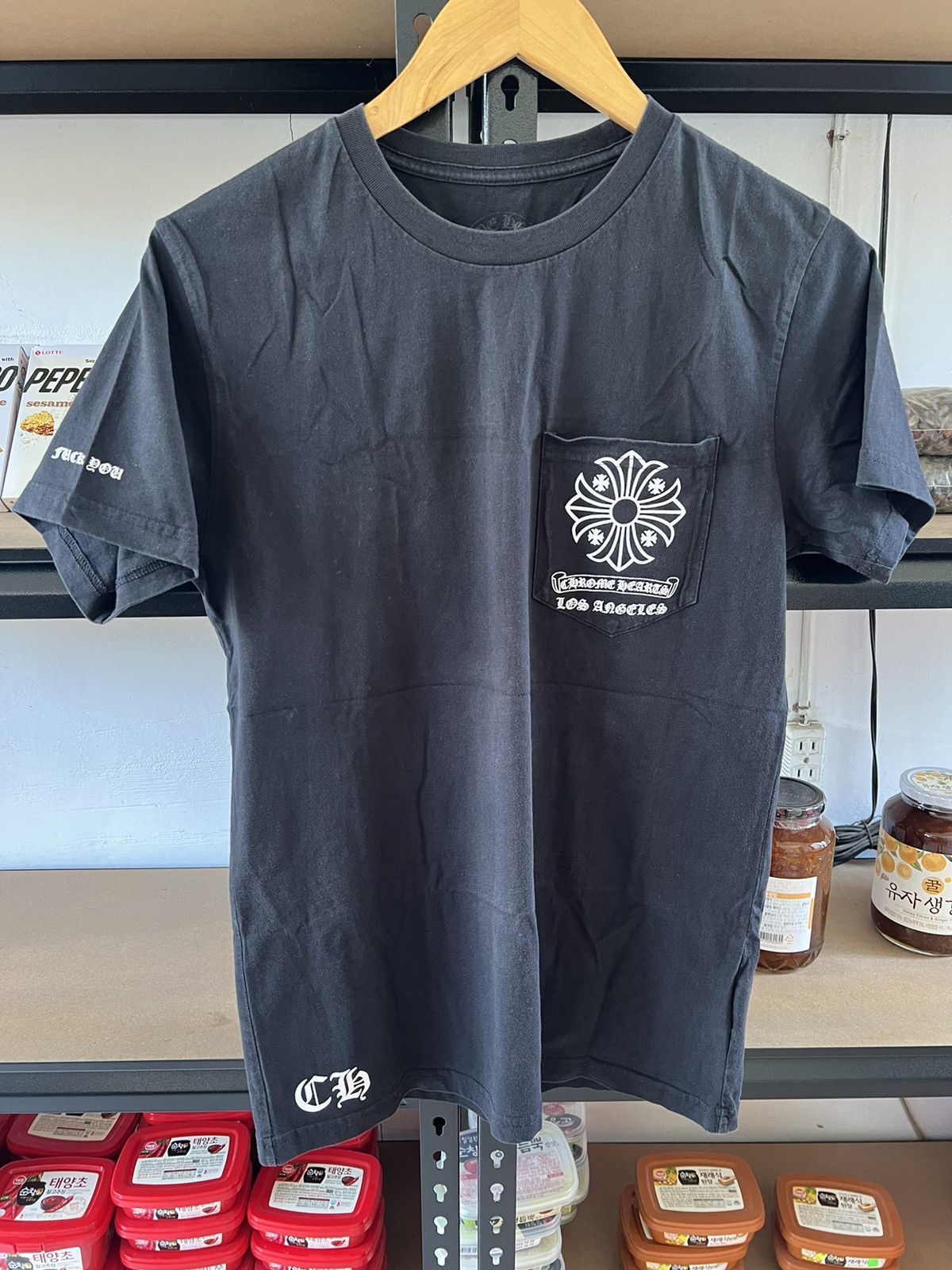 Chrome Hearts Chrome Hearts Los Angeles Fuck You Big Cross Pocket Tee Grailed