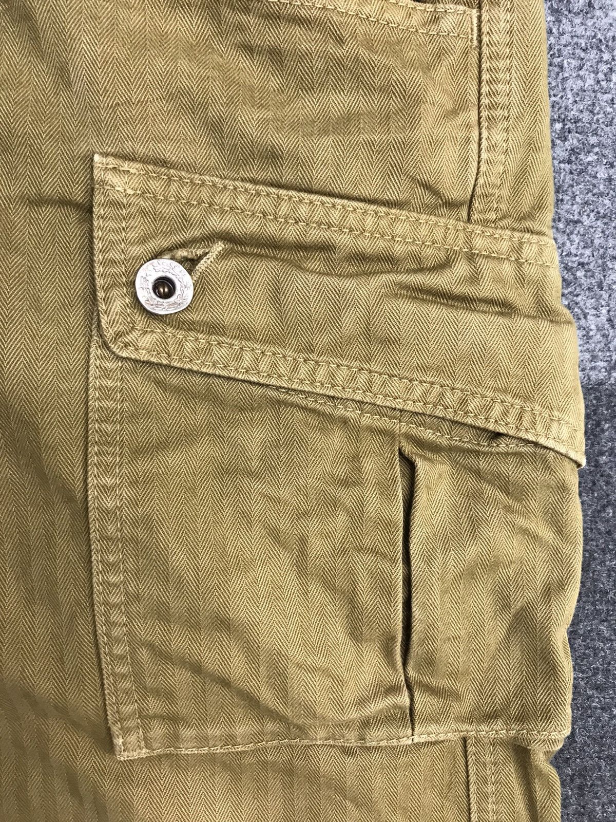 Japanese Brand × Spellbound Very Rare Archival SPELLBOUND Japan HBT Military Cargo Pant Size US 29 - 5 Thumbnail