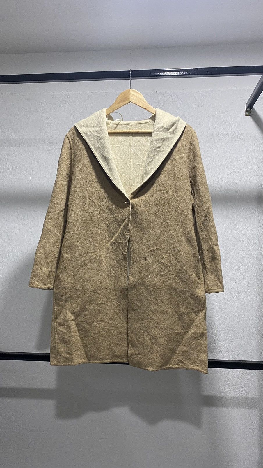 🔥VTG WOOL HOODIE COAT