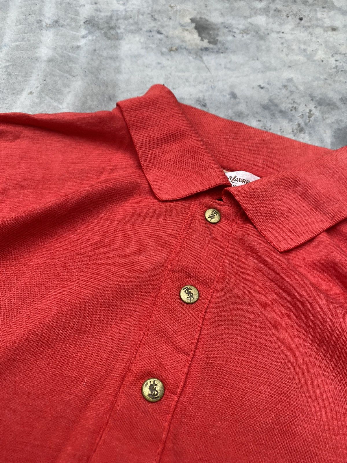 Vintage × Yves Saint Laurent Vintage Yves Saint Laurent Polo Size US M / EU 48-50 / 2 - 3 Thumbnail