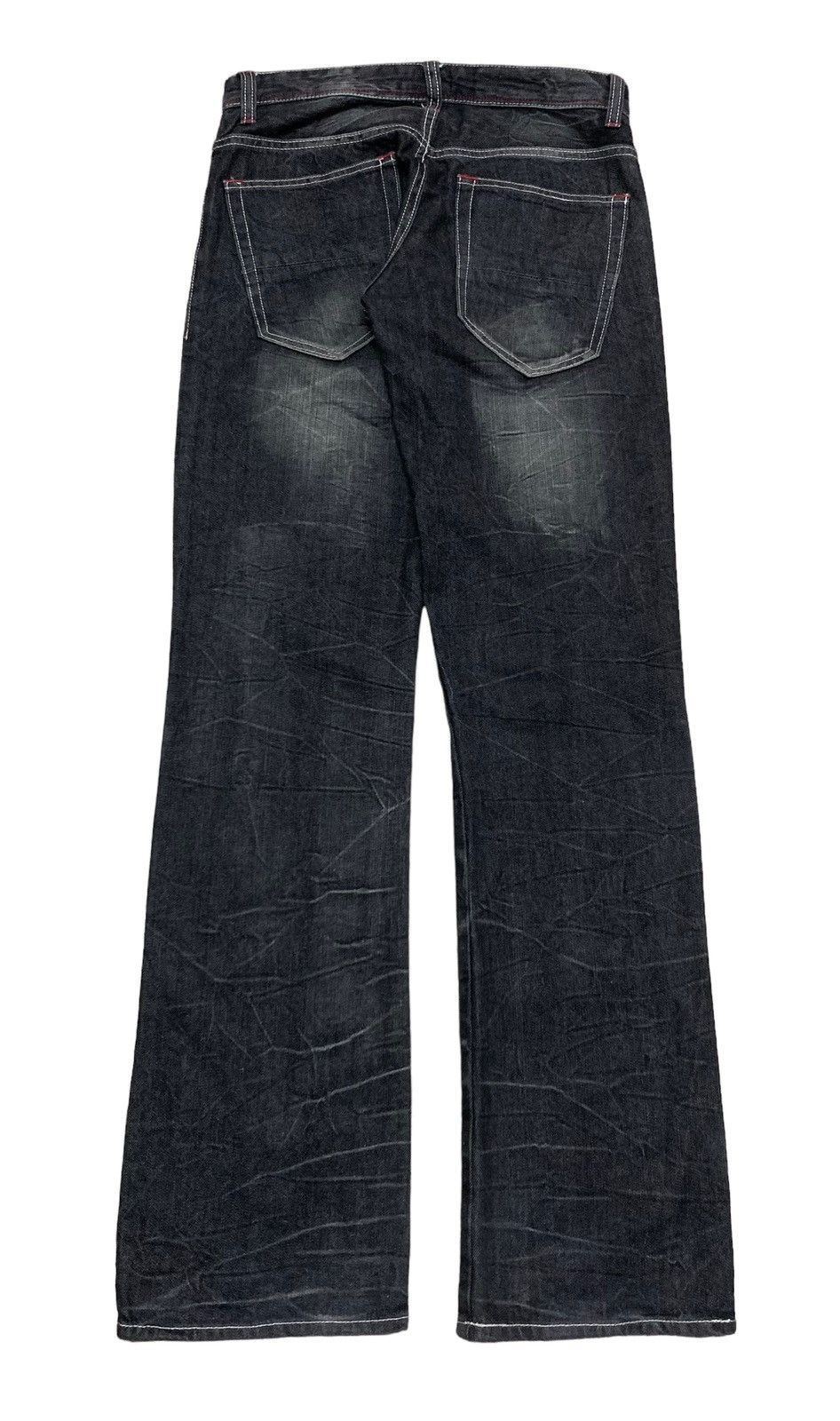 Japanese Brand × Tornado Mart Rare Design Vintage Japanese Brand Double Focus Jeans 1990s Size US 30 / EU 46 - 2 Thumbnail