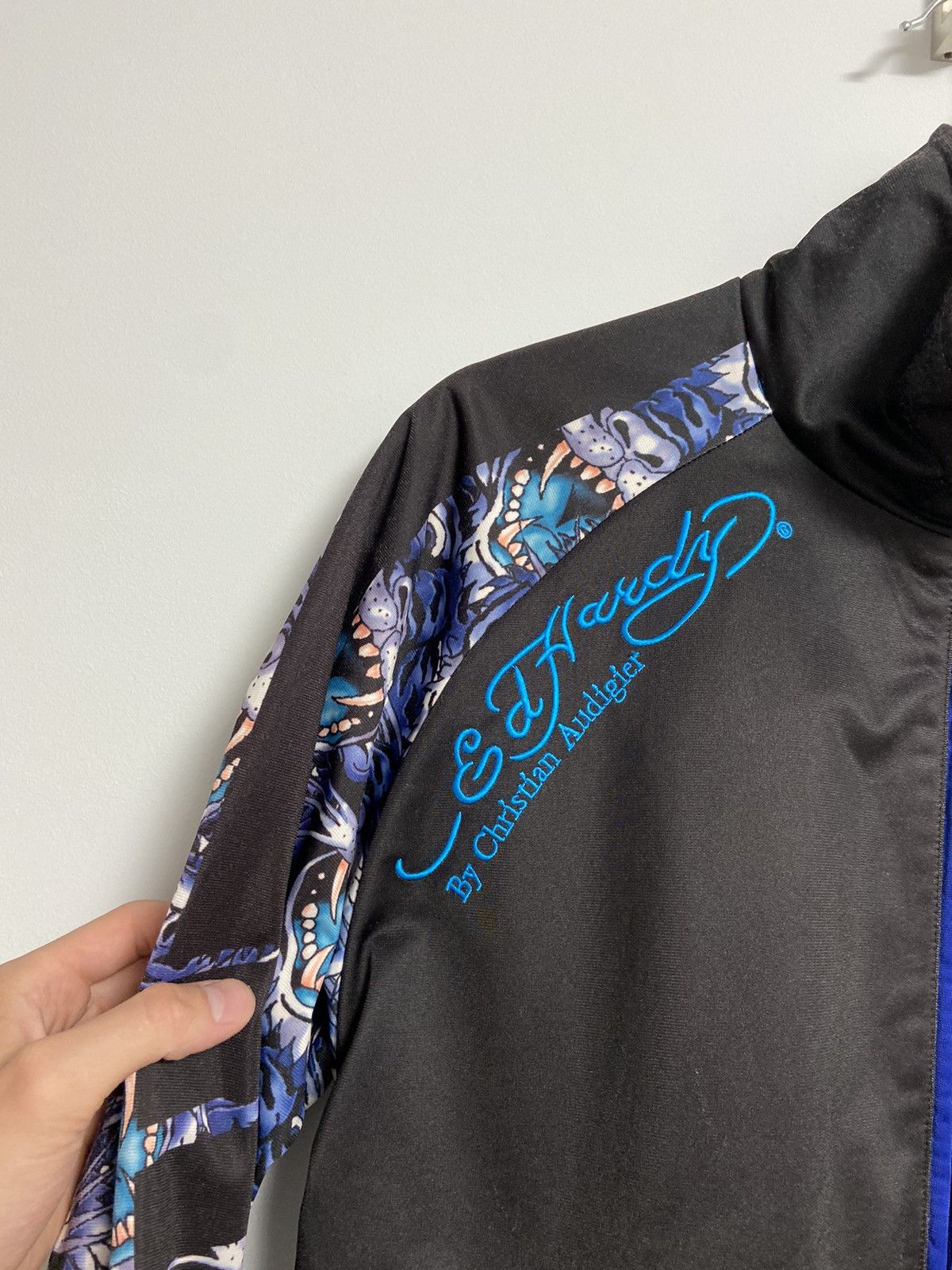 Ed Hardy Vintage Ed Hardy Track Top Jacket Black Logo Size US S / EU 44-46 / 1 - 14 Thumbnail