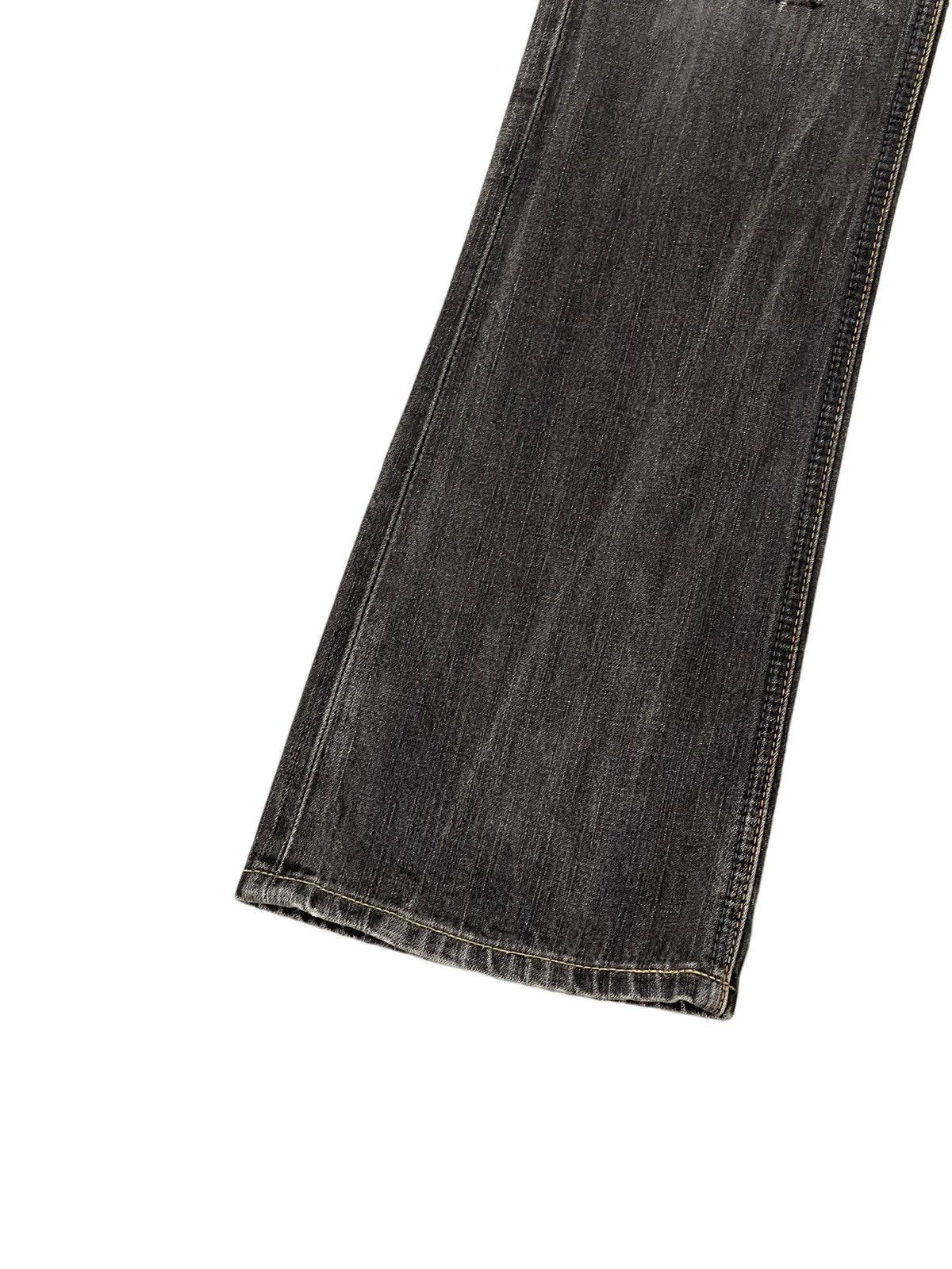 Japanese Brand Flare Jeans Wrangler Japan Distress Faded Boot Cut 6🟦1 Size US 29 - 5 Thumbnail