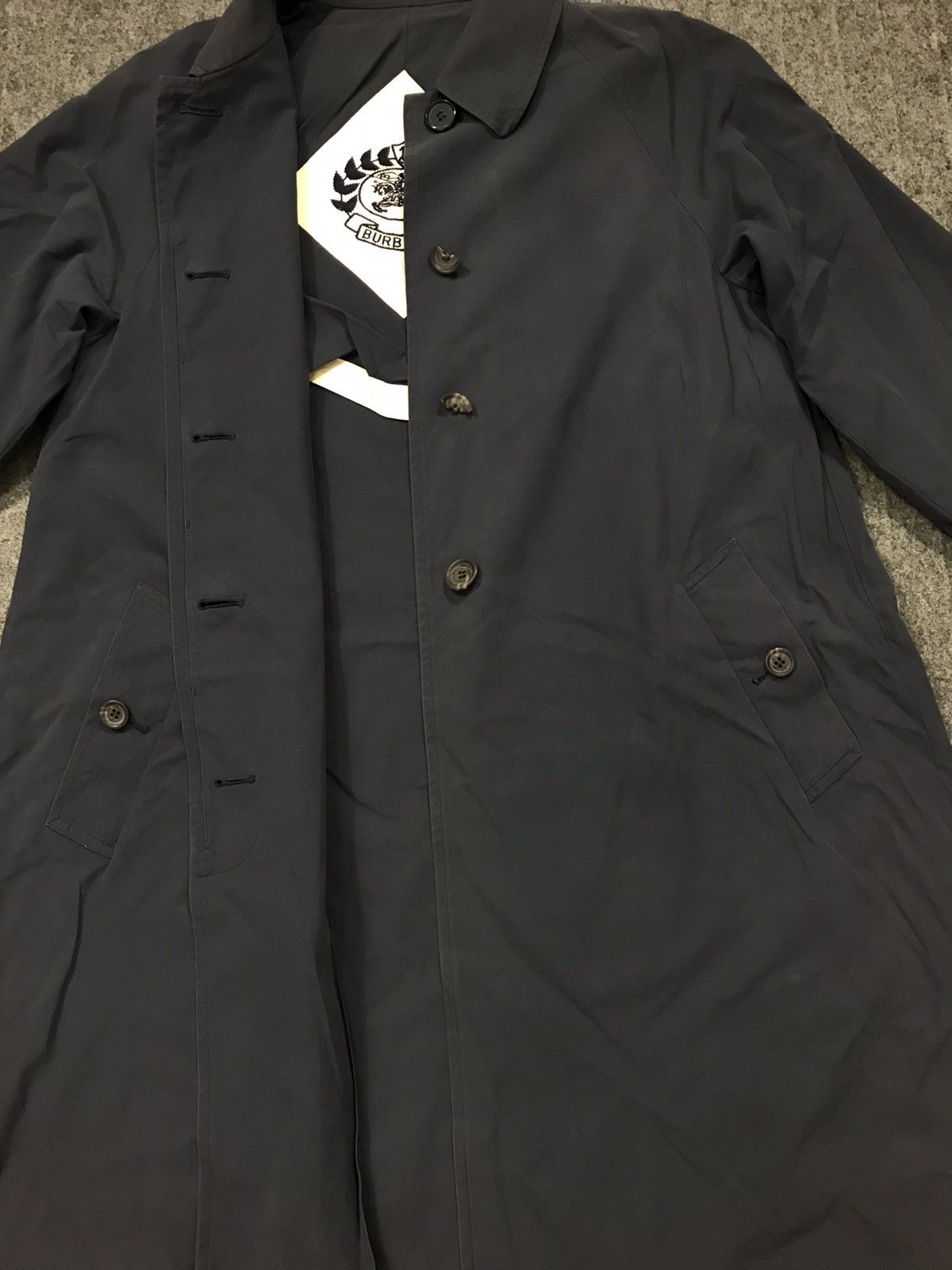 Burberry × Designer Burberrys Trench Coat Wool Jacket Embroidery Inner Design Size US M / EU 48-50 / 2 - 5 Thumbnail