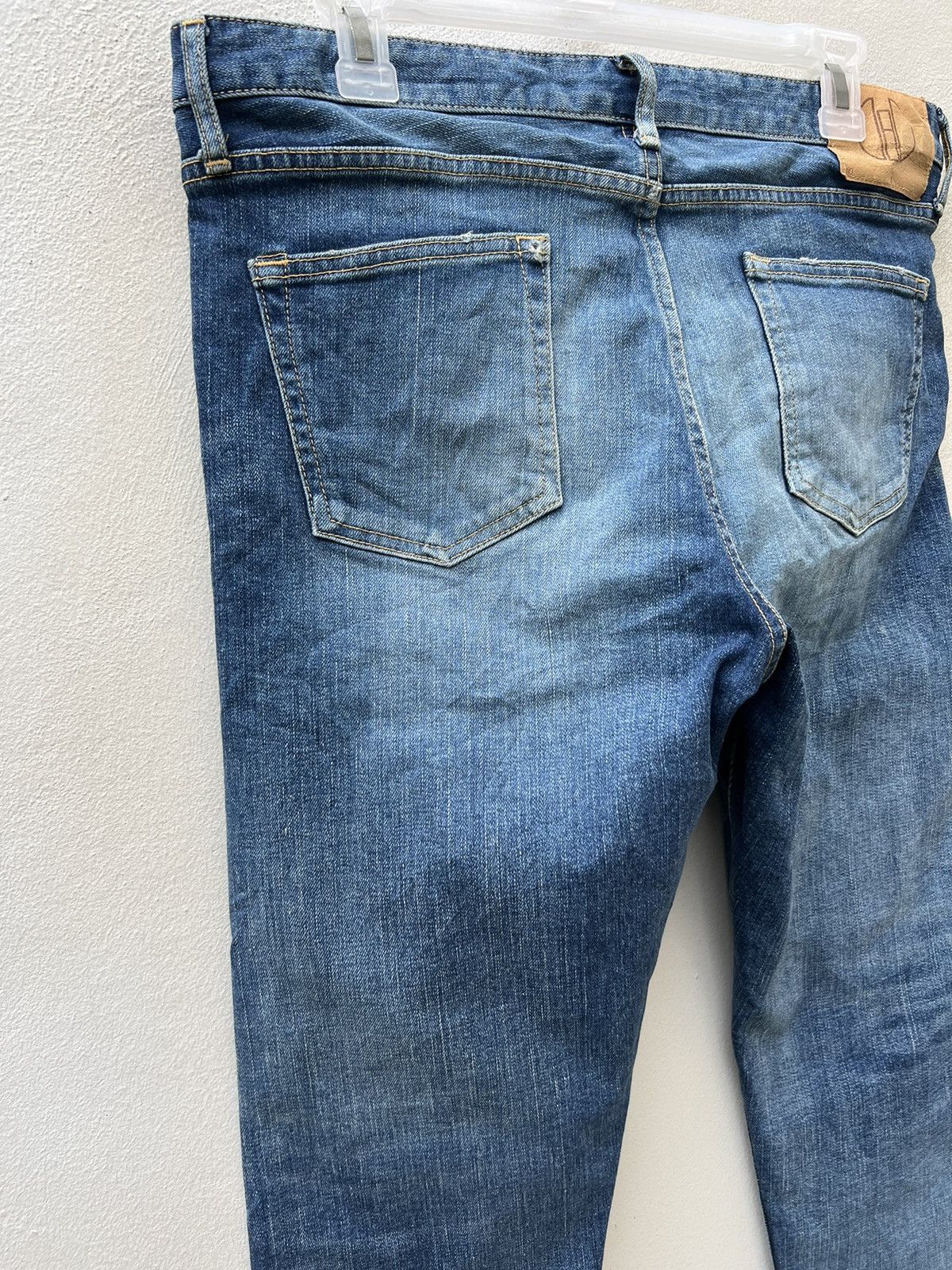Japan Blue Japan Blue La Selva Distress Denim Skinny Jeans Size US 32 / EU 48 - 16 Thumbnail