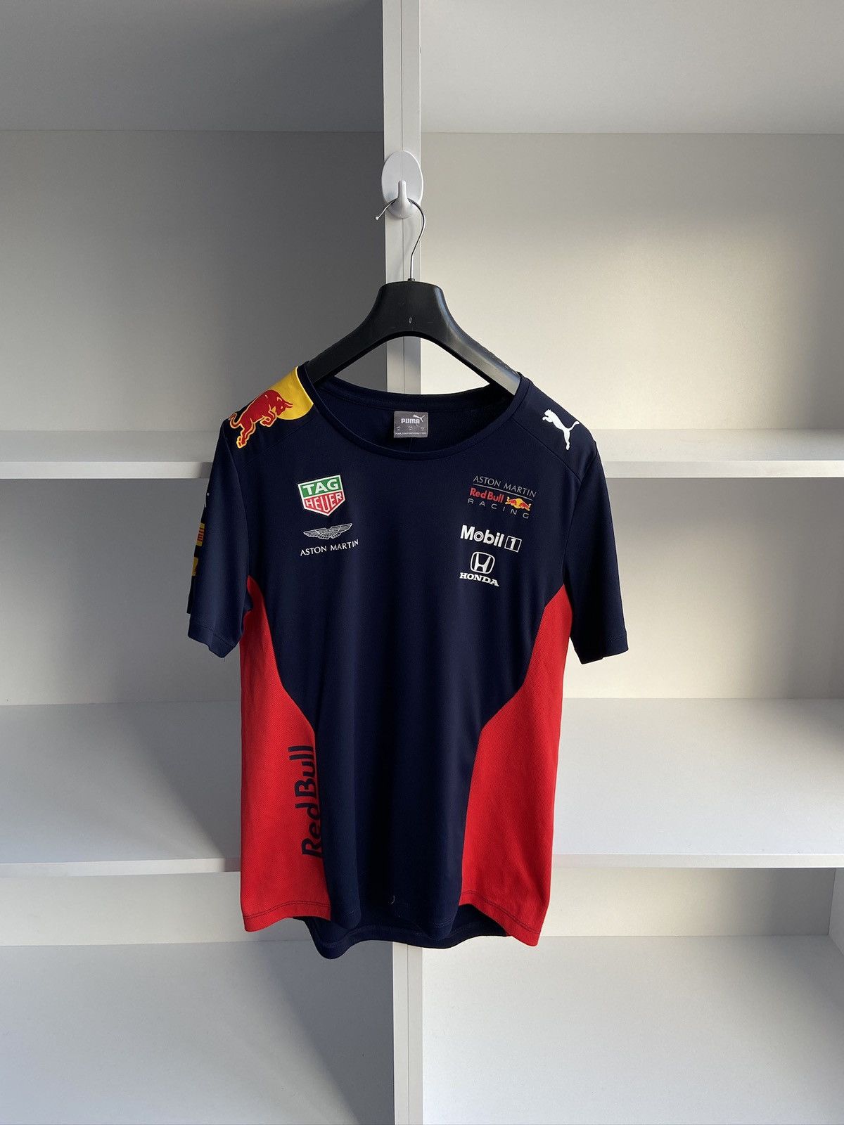 Puma × Red Bull × Vintage Vintage Puma Red Bull Racing Vintage Short-Sleeve T-Shirt Size US M / EU 48-50 / 2 - 2 Thumbnail