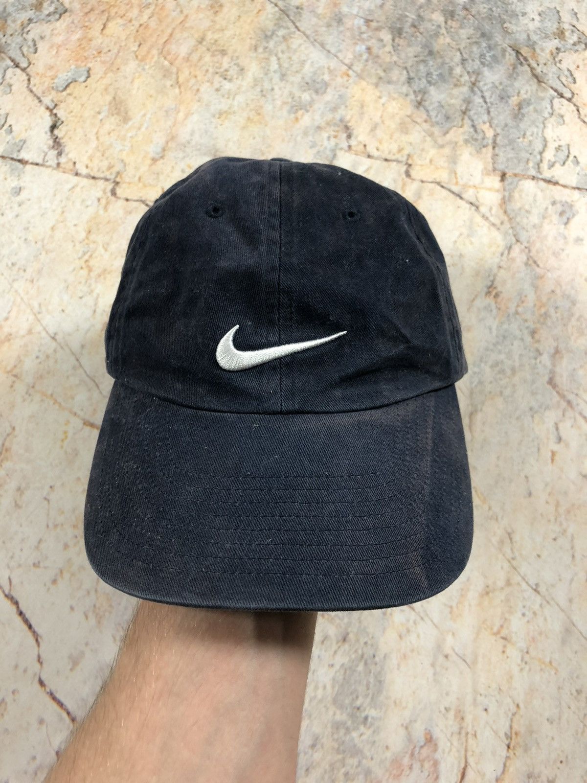 Nike × Vintage Nike vintage blue logo cap Size ONE SIZE - 1 Thumbnail