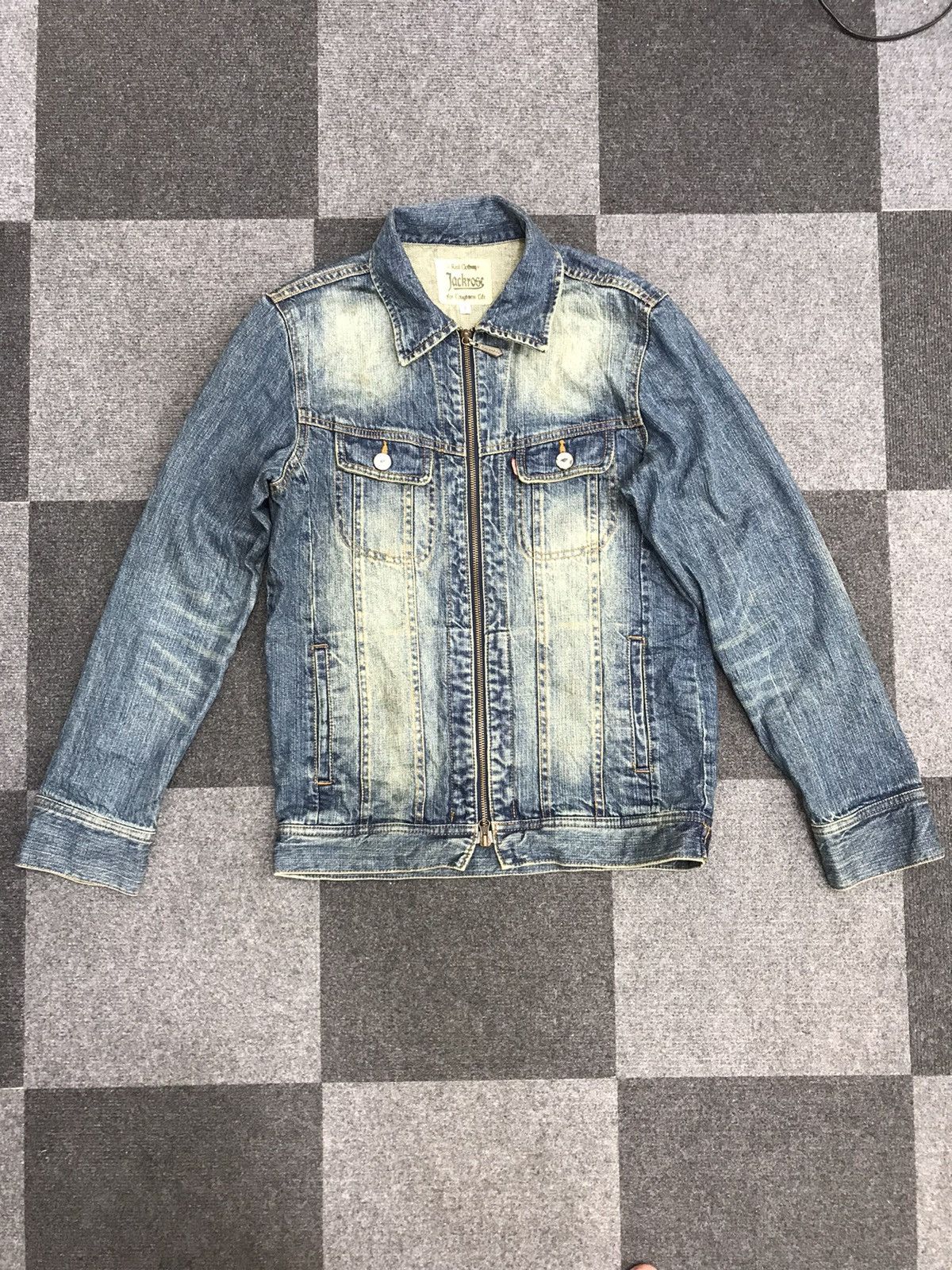 JACKROSE JackRose Japan Zipper Denim Jacket Size US XS / EU 42 / 0 - 1 Thumbnail
