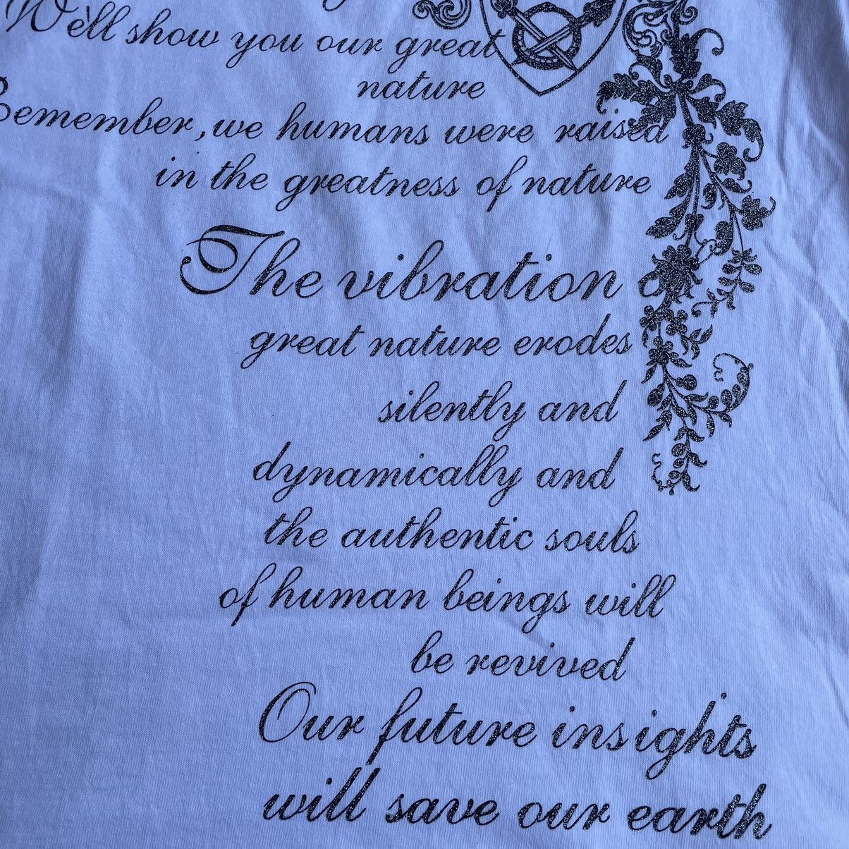 Seditionaries 🇯🇵 Y2K WILD LIFE PUNK SEDITIONARIES POEM TSHIRT Size US L / EU 52-54 / 3 - 5 Thumbnail