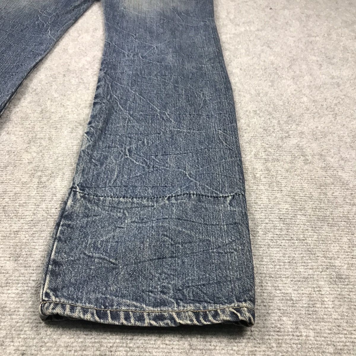 Japanese Brand DOUBLE WAIST DENIM JAPANESE STYLE DENIM PANTS Size US 31 - 12 Thumbnail