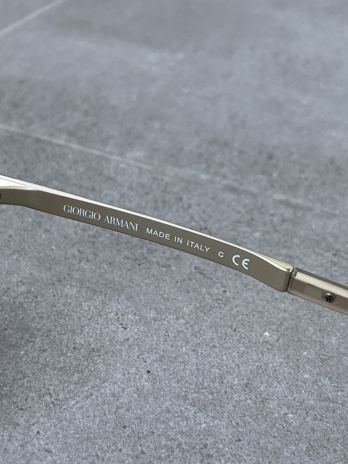 Emporio Armani Giorgio Armani AR8012 5079/2L Cobain Gold Cream Sunglasses Size ONE SIZE - 10 Thumbnail