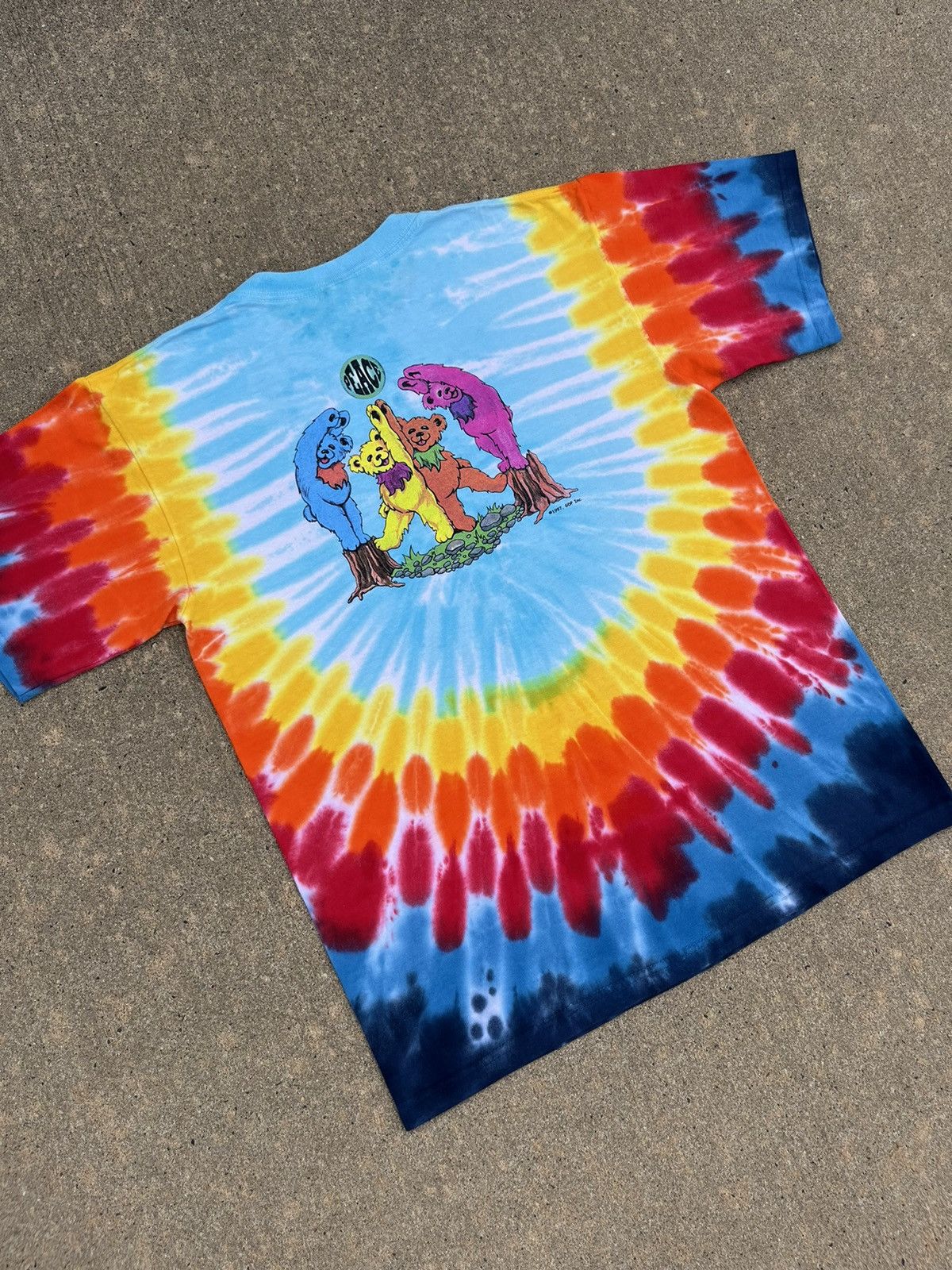 Band Tees © 1997 GRATEFUL DEAD “PEACE” TIE DYE T-SHIRT Size US S / EU 44-46 / 1 - 14 Thumbnail