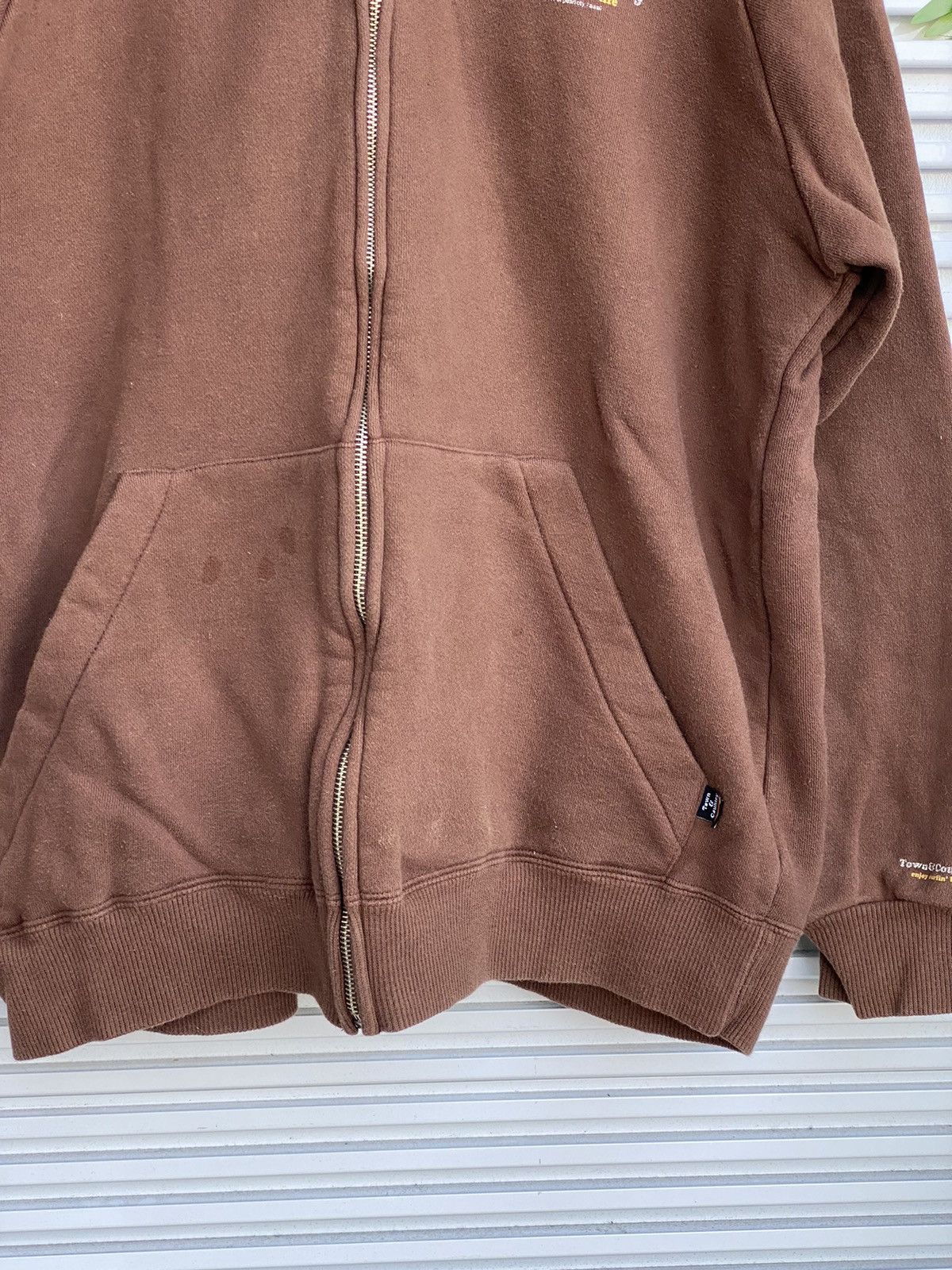 Japanese Brand × Vintage Vintage Town&Surf Brown Hoodies/Fuct Travis Birdhouse Scott Size US M / EU 48-50 / 2 - 3 Thumbnail