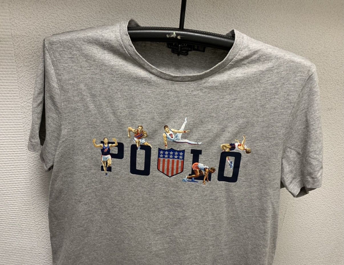 Polo Ralph Lauren Polo Ralph Lauren Olympic star Usa big logo grey t-shirt Xl Size US XL / EU 56 / 4 - 2 Thumbnail