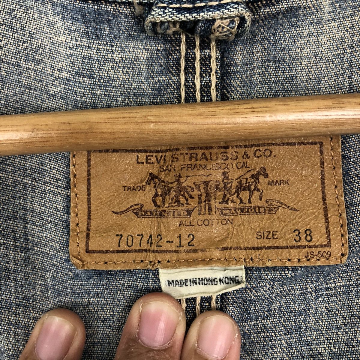 Levi's VINTAGE HIKORY CHORE DENIM WORKER JACKET LEVI’S Size US M / EU 48-50 / 2 - 12 Thumbnail