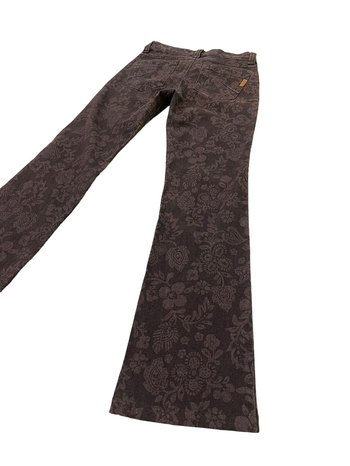 Japanese Brand Flare Jeans Sportiff Full Florals Stretch Boot Cut 5🟦7 Size US 28 / EU 44 - 14 Thumbnail