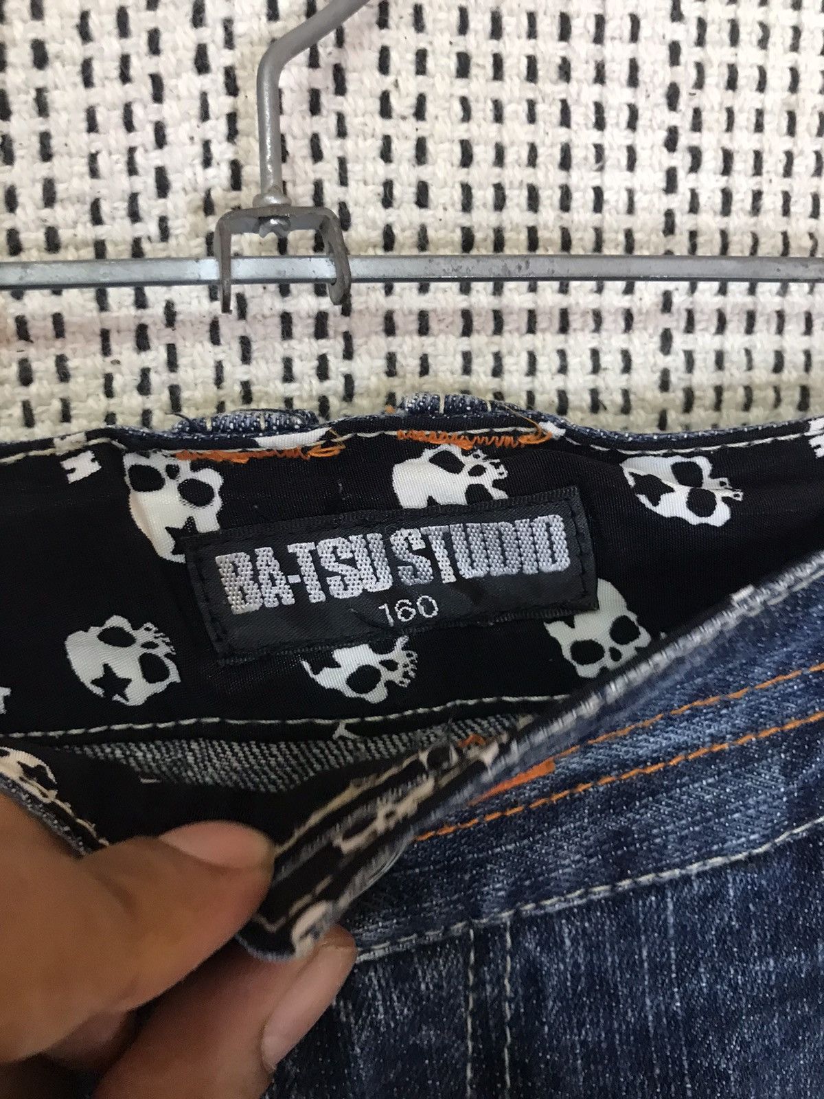 Japanese Brand × Other × Seditionaries 🔥FLARED🔥JAPANASE BRAND BA-TSU STUDIO SKULLS DENIM ‼️ Size US 30 / EU 46 - 5 Thumbnail
