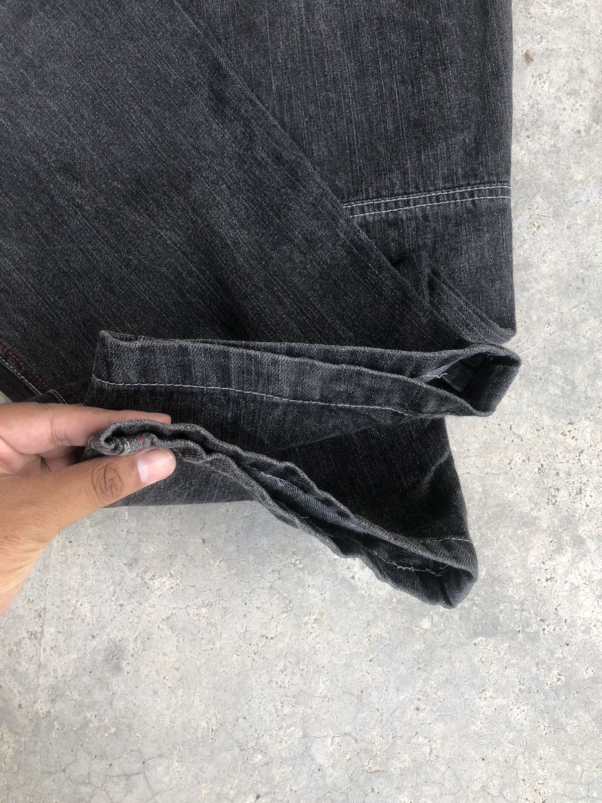 Hobo Japanese Hobo Embroidered Jeans Baggy Jean Hip Hop Size US 33 - 15 Thumbnail