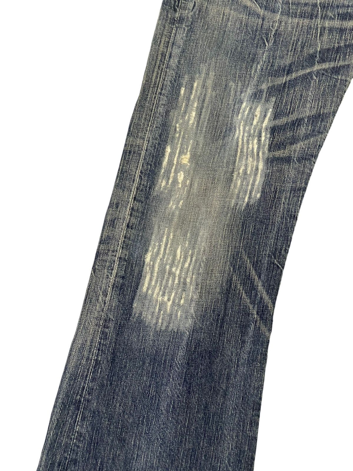 Edwin Flare Jeans Edwin Japan Distress Acid Wash Boot Cut 6🟦1 Size US 32 / EU 48 - 6 Thumbnail