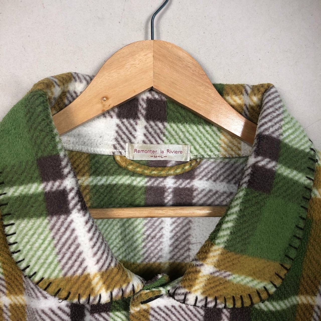 Cloak Avant Garde Japanese Checkered Poncho Cloak Capes Size US M / EU 48-50 / 2 - 4 Thumbnail