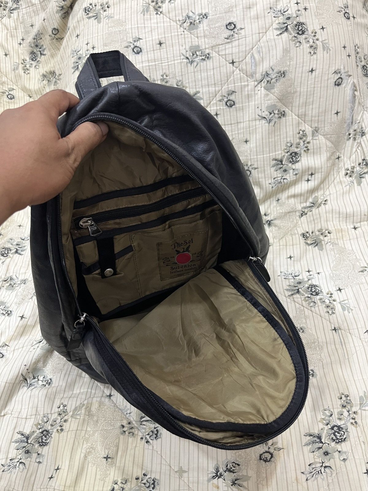Diesel DIESEL SUPERIOR LEATHER BAGPACK Size ONE SIZE - 13 Thumbnail