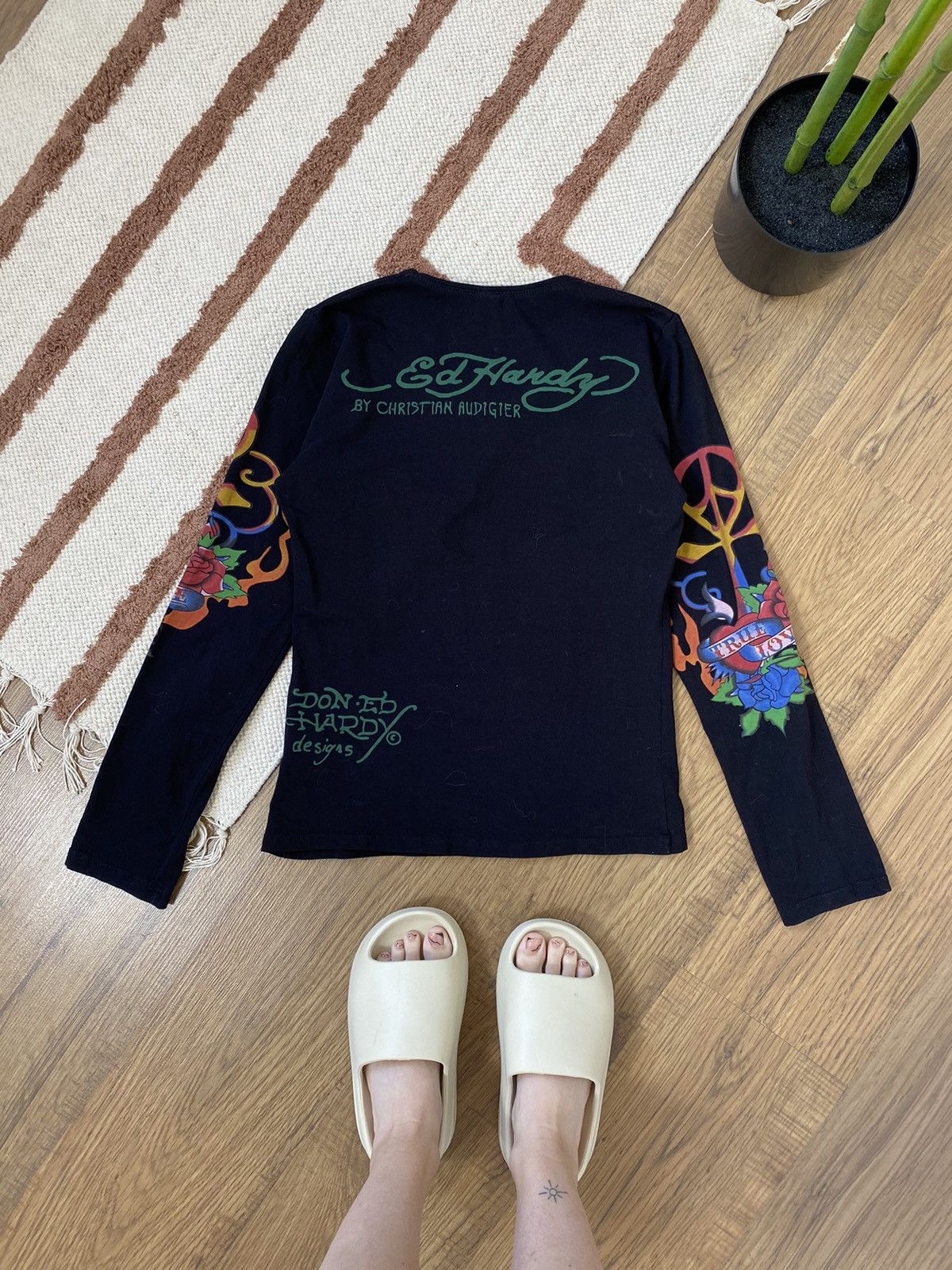 Ed Hardy ED HARDY PEACE ALL PRINTED LONGSLEEVE Size XL / US 12-14 / IT 48-50 - 4 Thumbnail
