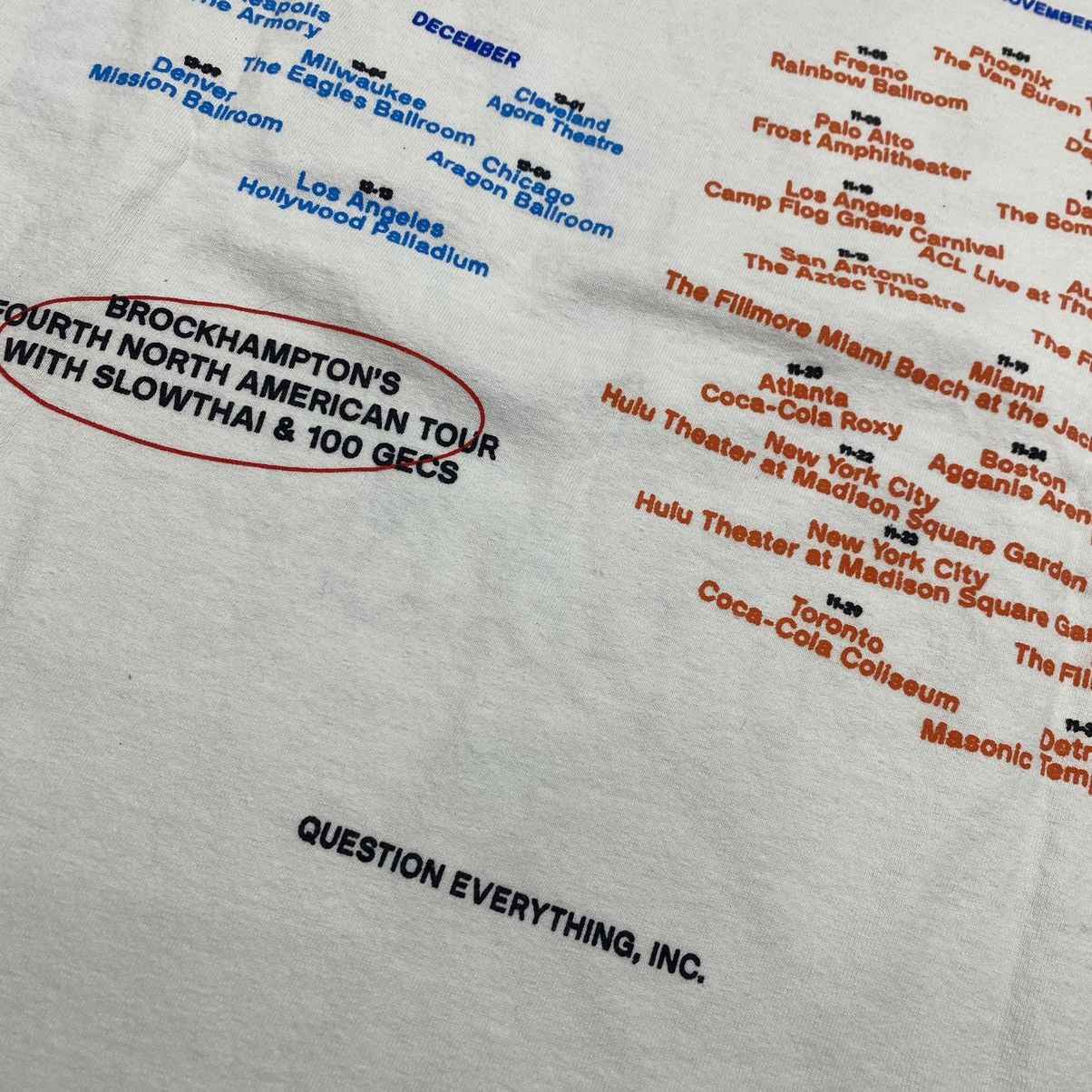 Band Tees Brockhamton ‘Heaven belongs to you tour 2019’ Size US M / EU 48-50 / 2 - 6 Thumbnail