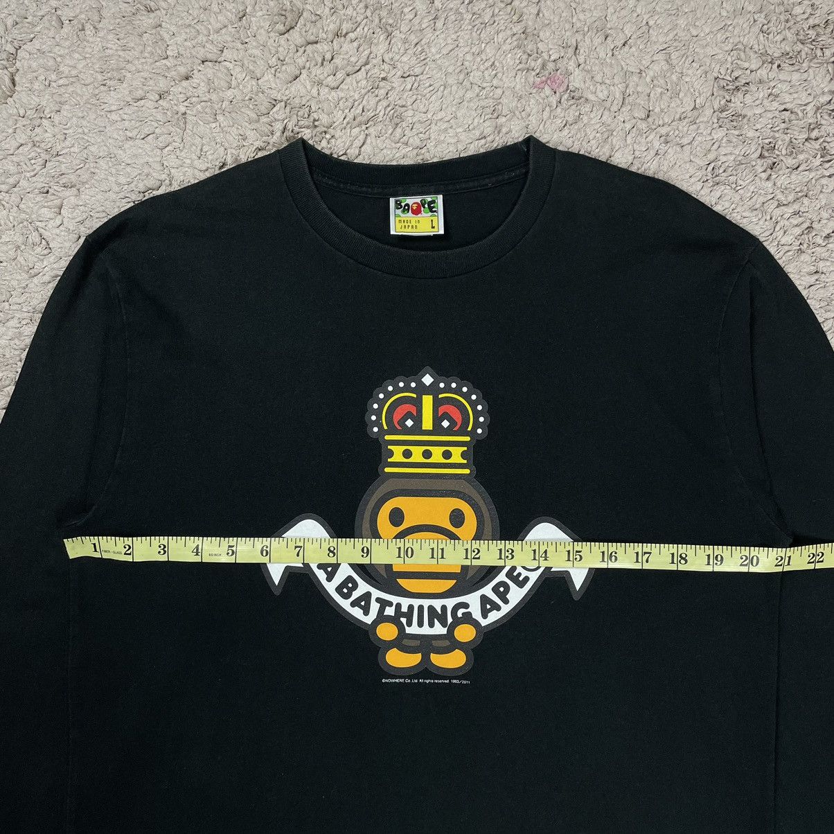 Bape Baby Milo Crown L/S Tee Size US L / EU 52-54 / 3 - 13 Thumbnail