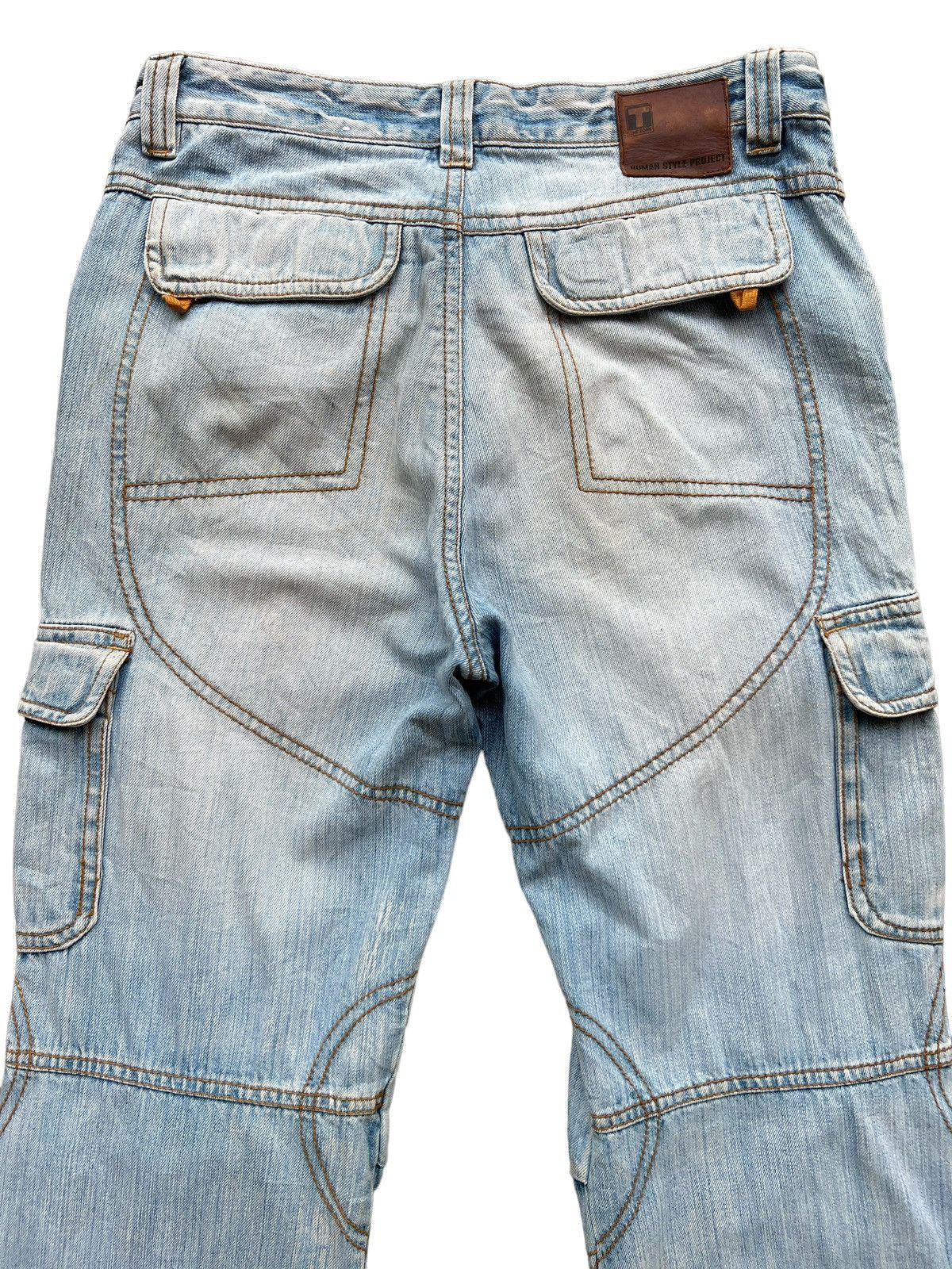Japanese Brand Bondage Rave Emo Goth Skater Punk Baggy Tactical Multipocket Size US 33 - 7 Thumbnail