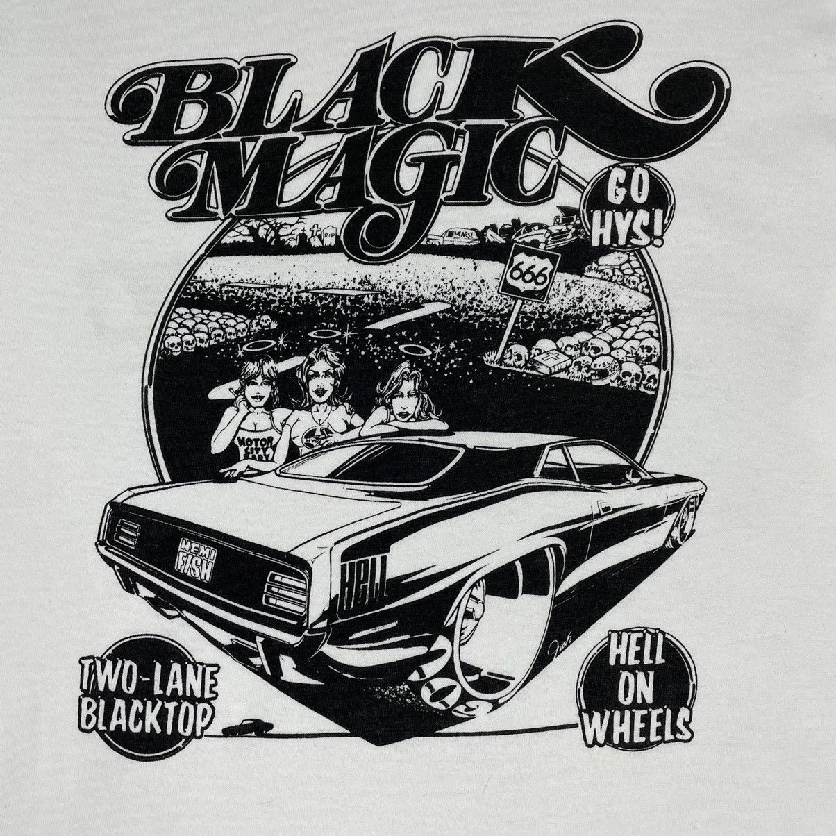 Hysteric Glamour Vintage Hysteric Glamour Black Magic Graphic T-shirt Size US L / EU 52-54 / 3 - 6 Thumbnail