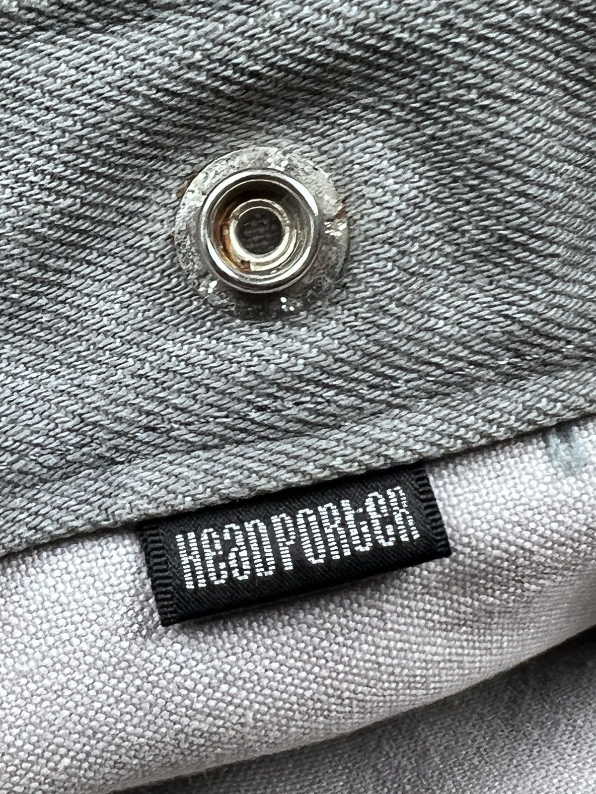 Head Porter × Porter Head Porter Grey Denim Tote Bag Size ONE SIZE - 17 Thumbnail