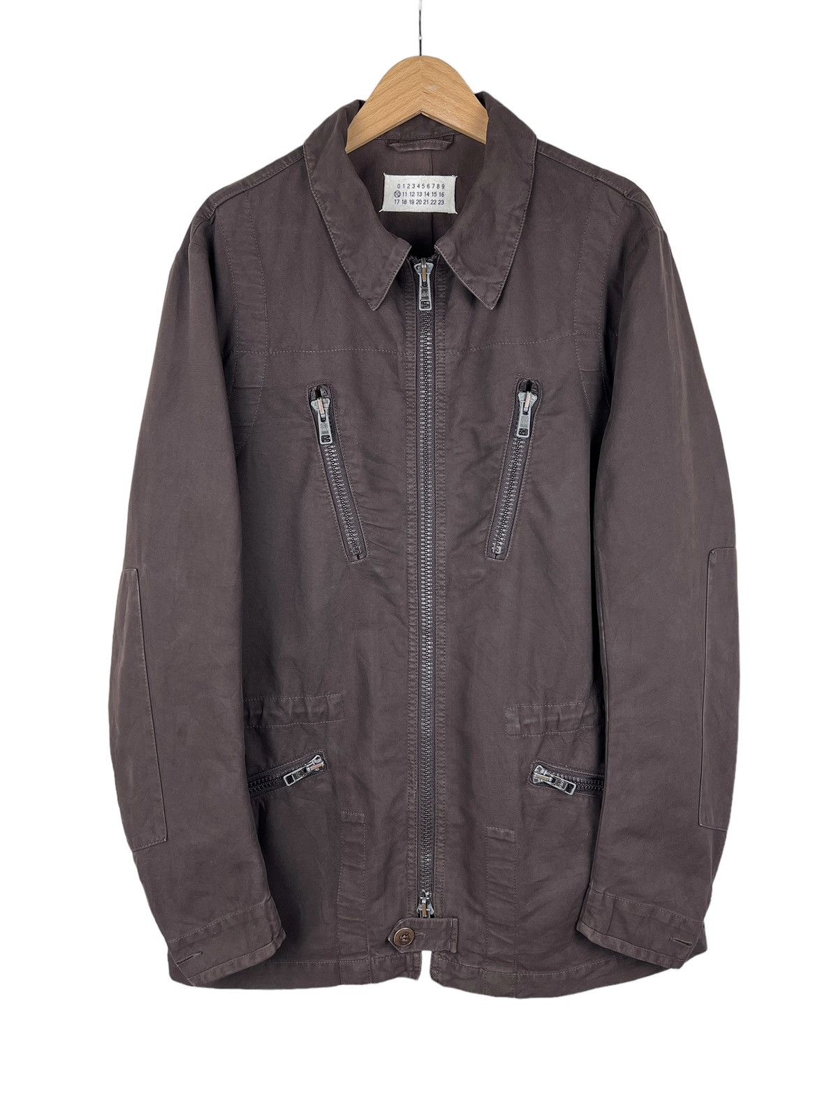 image of Archival Clothing x Maison Margiela ‘10” Aw2004 M65 Military Jacket in Brown, Men's (Size Large)