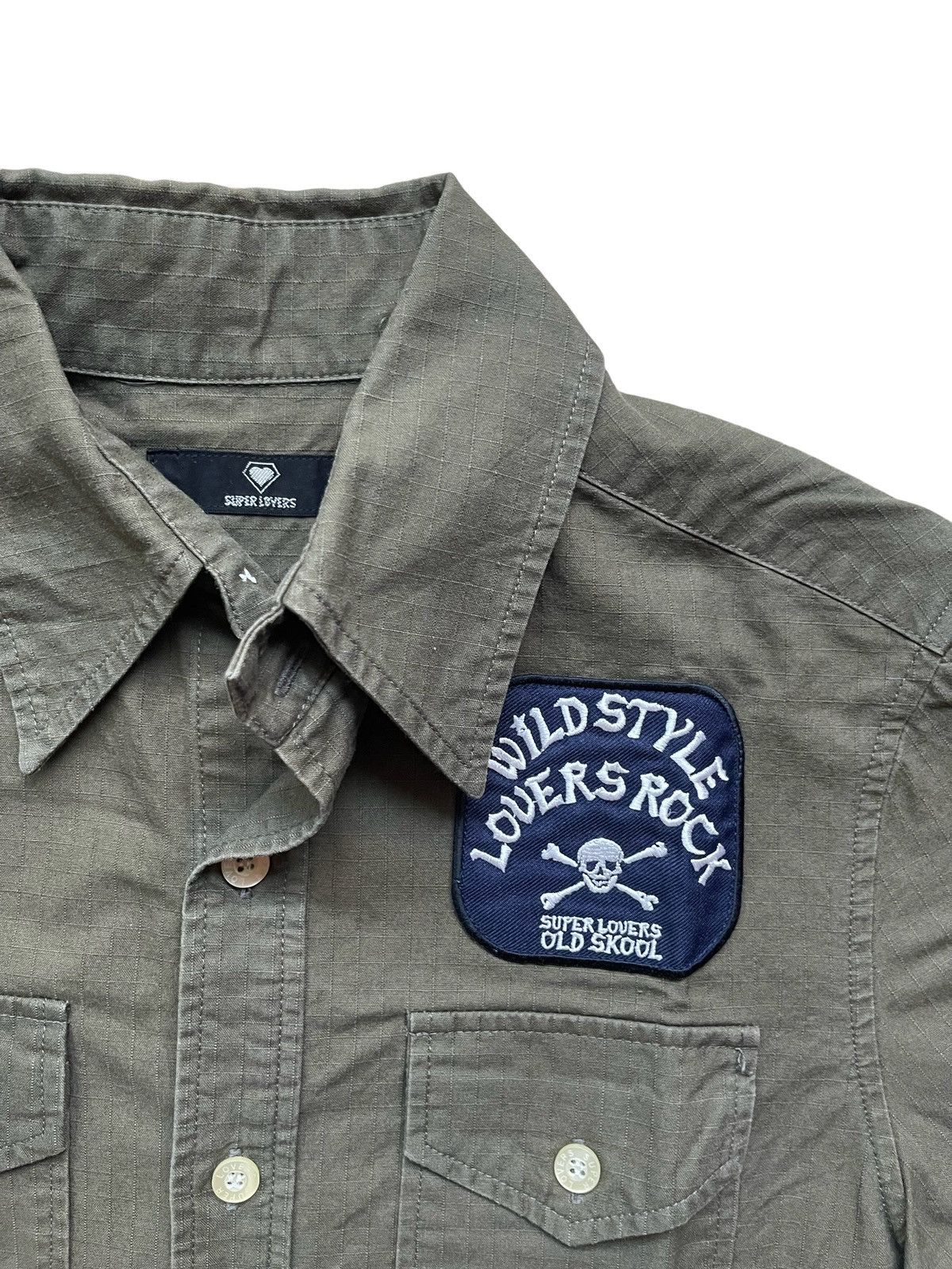 Hysteric Glamour ⏰NEED GONE⏰Super Lovers By Lovers Rock Army Shirts Size S / US 4 / IT 40 - 4 Thumbnail