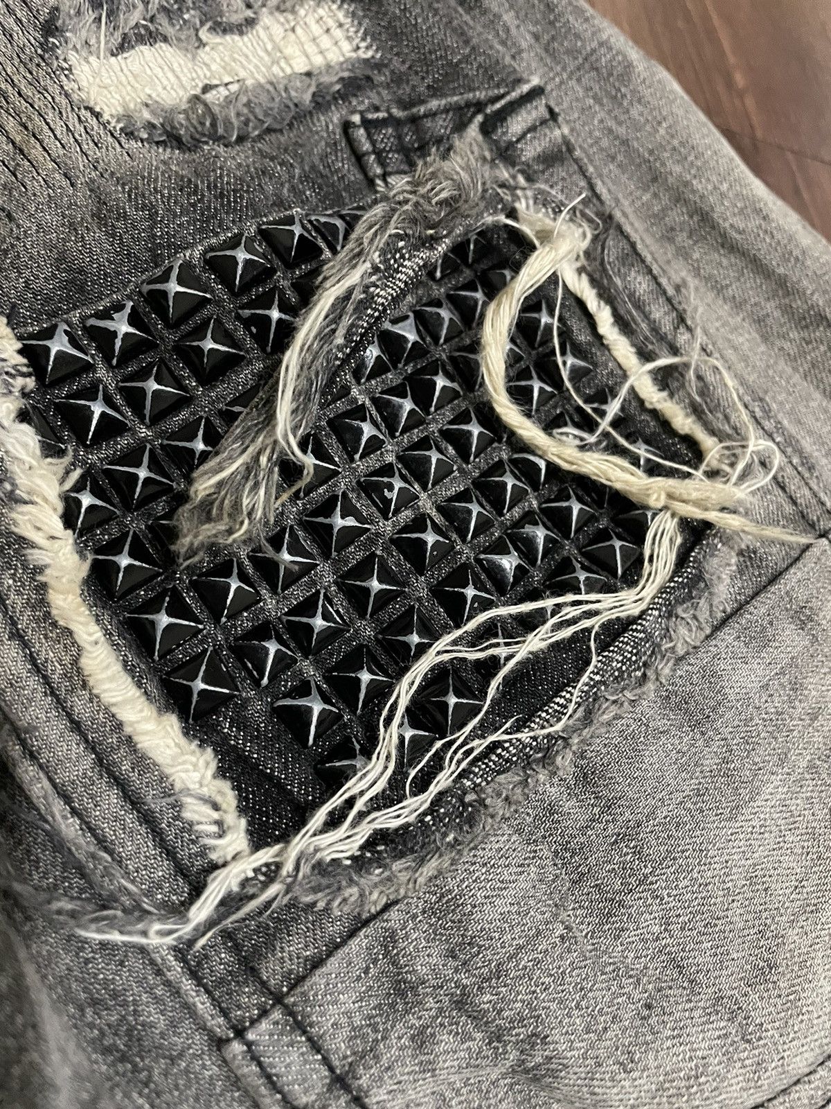 Prps Prps Destroyed Custom Distress Rock Altered Waist Jeans Size US 34 / EU 50 - 17 Thumbnail