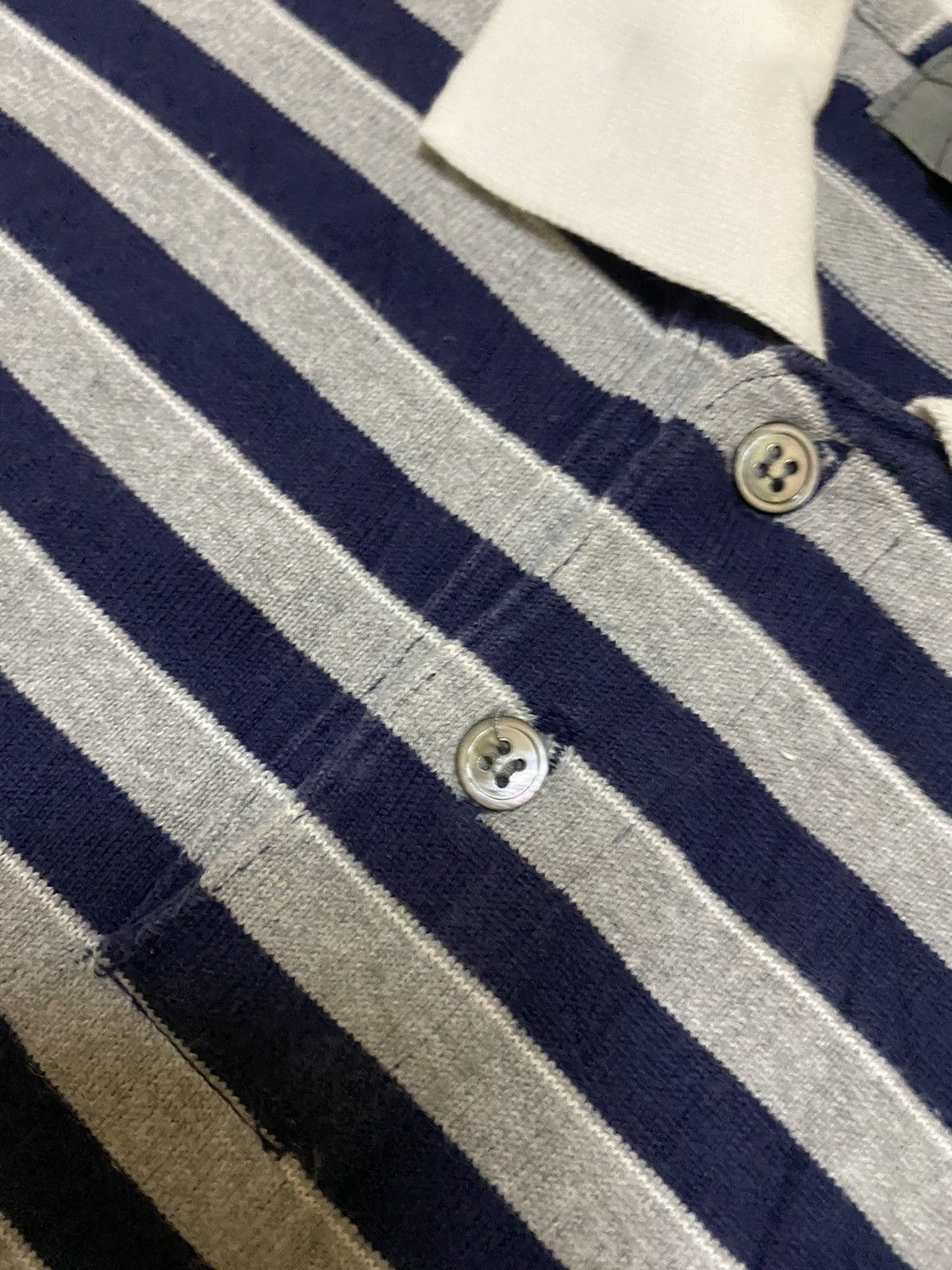 Yohji Yamamoto 💥Yohji Yamamoto Signature Pour Homme Stripe Shirt Size US L / EU 52-54 / 3 - 4 Thumbnail