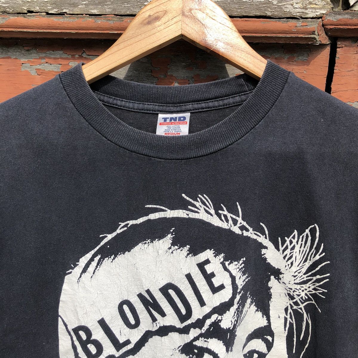 Band Tees 💢Rare💢Vintage 90s Sunfaded BLONDIE Tshirt Size US M / EU 48-50 / 2 - 9 Thumbnail
