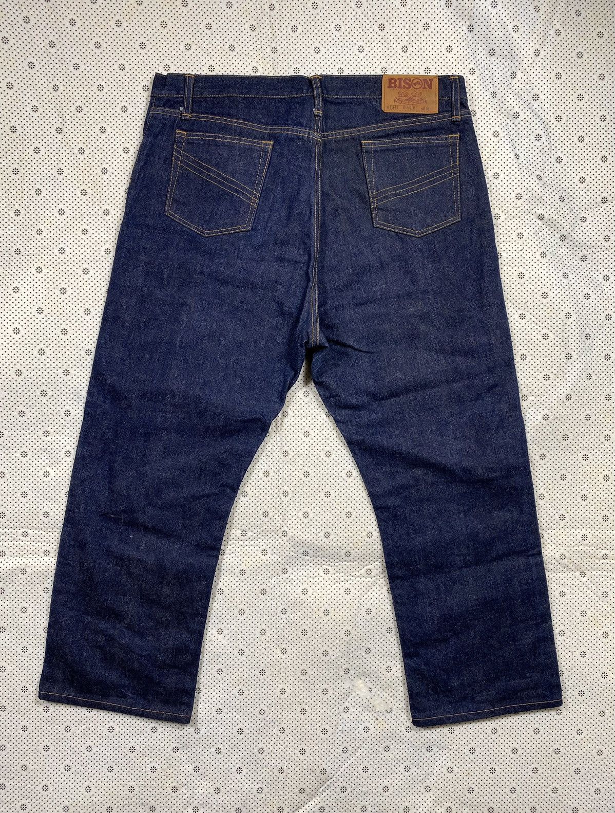 Vintage 70s Half Selvedge Denim By Bison Brand