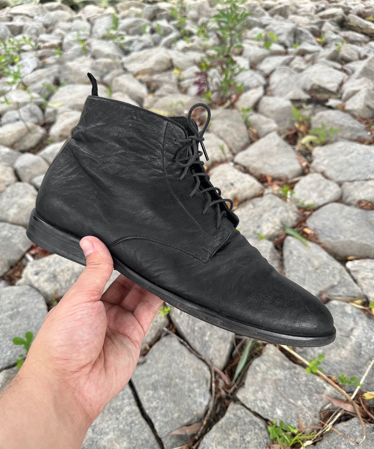 Vintage Dirk Bikkembergs Boots Leather Logo Shoes | Grailed