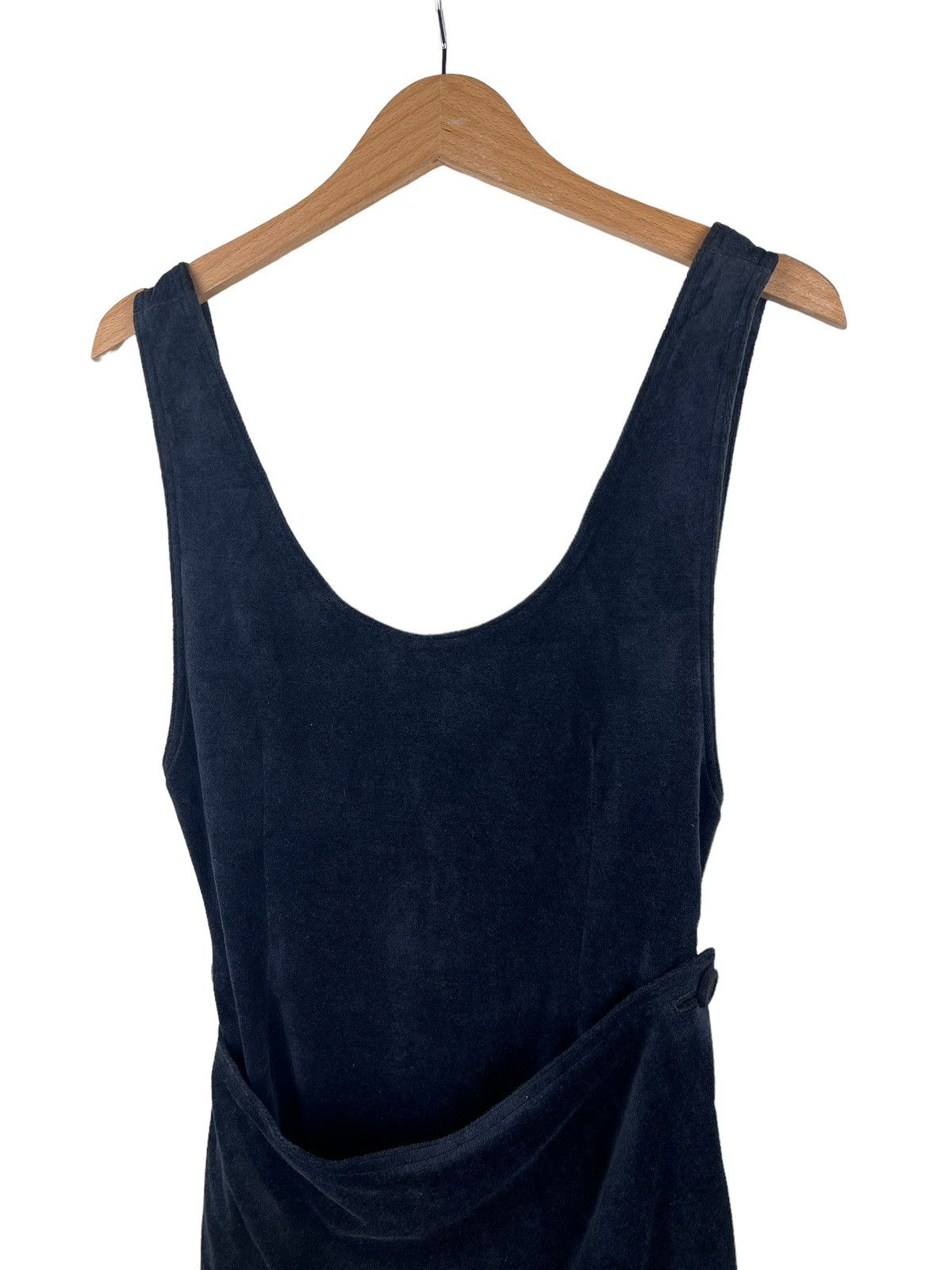 Yohji Yamamoto Vintage Y’s Bis Yohji Yamamoto Velvet Maxi Dress Size S / US 4 / IT 40 - 4 Thumbnail